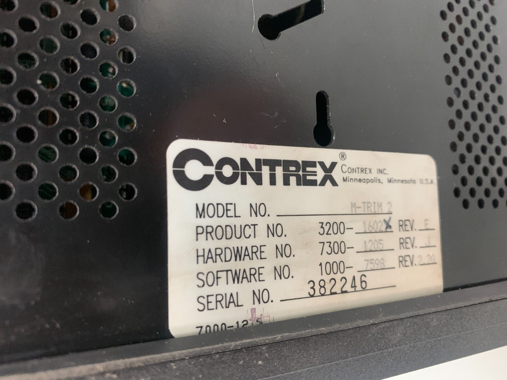 Contrex M-TRIM 2 3200-1602 Motor Speed Controller Rev. E