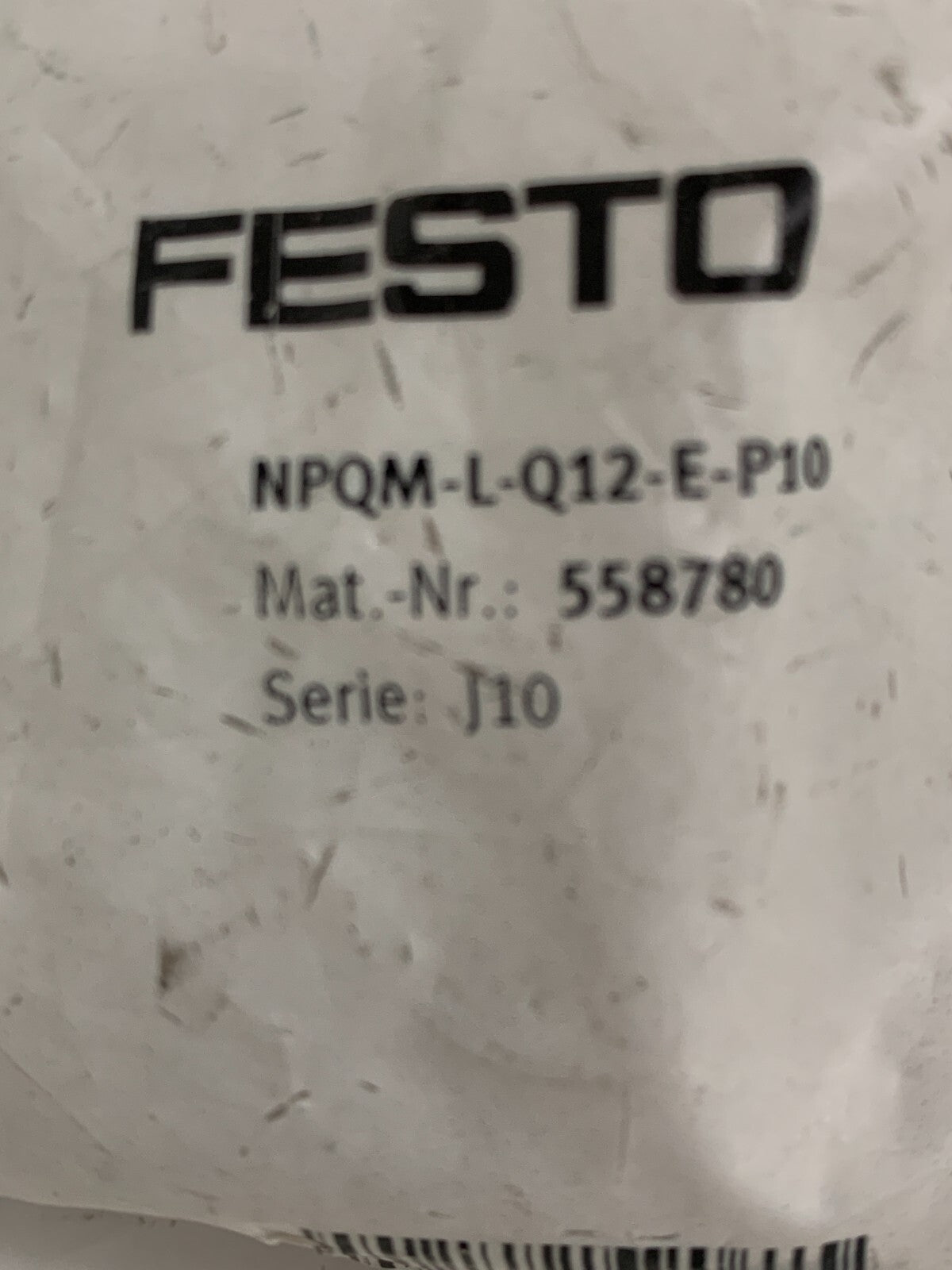 FESTO  NPQM-L-Q12-E-P10    Push In  45° Elbow   5587802