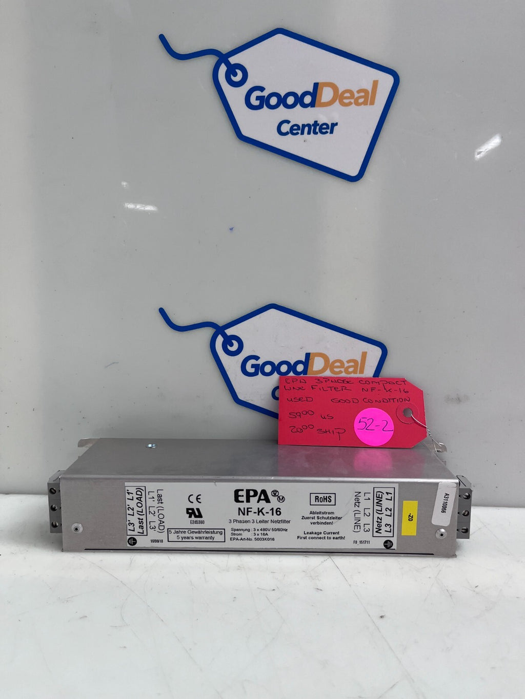 EPA NF-K-16 3 Phases Filter 5003K016