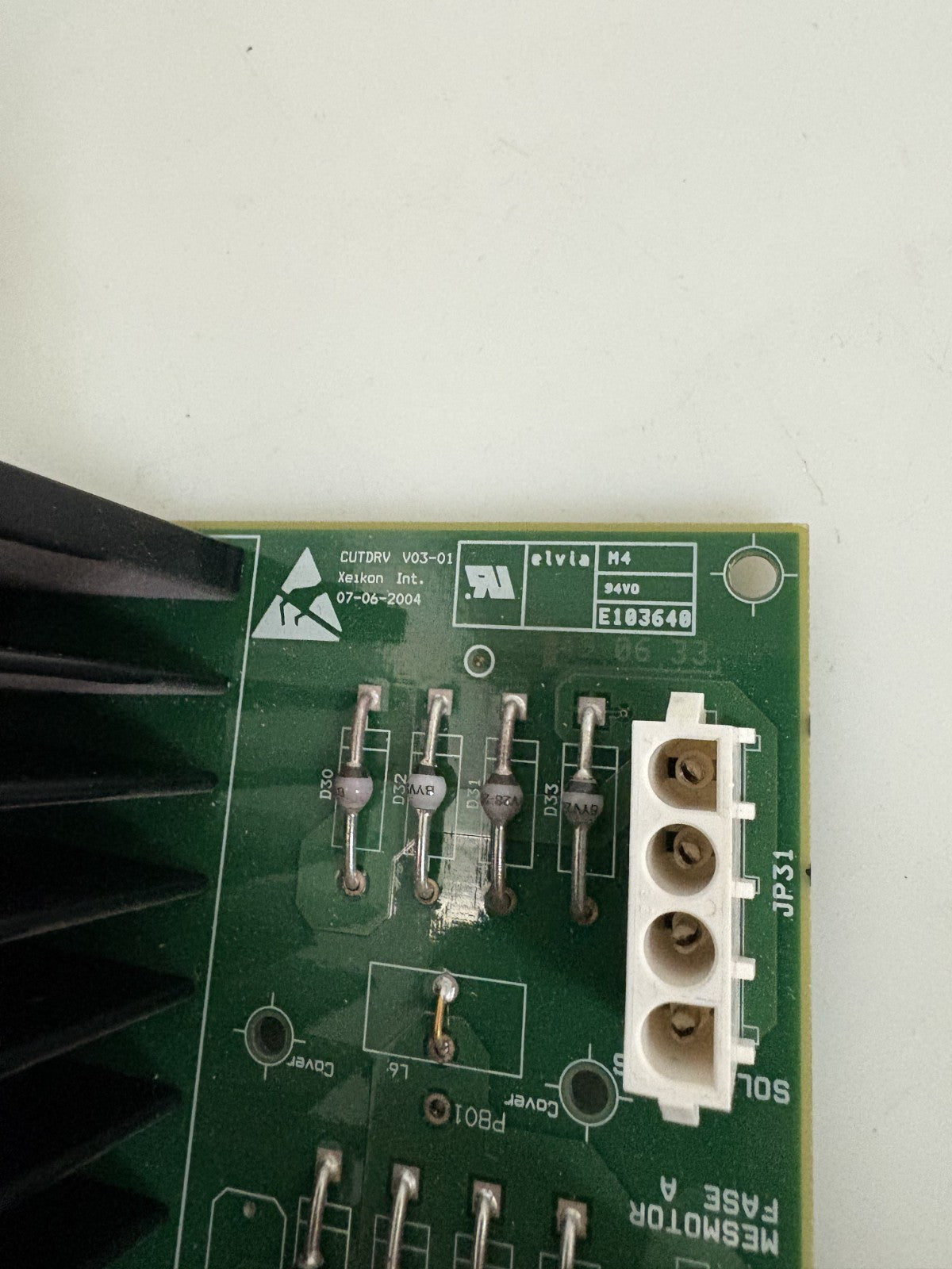 XEIKON DRIVE CONTROL CIRCUIT BOARD #CUTDRV V03-01