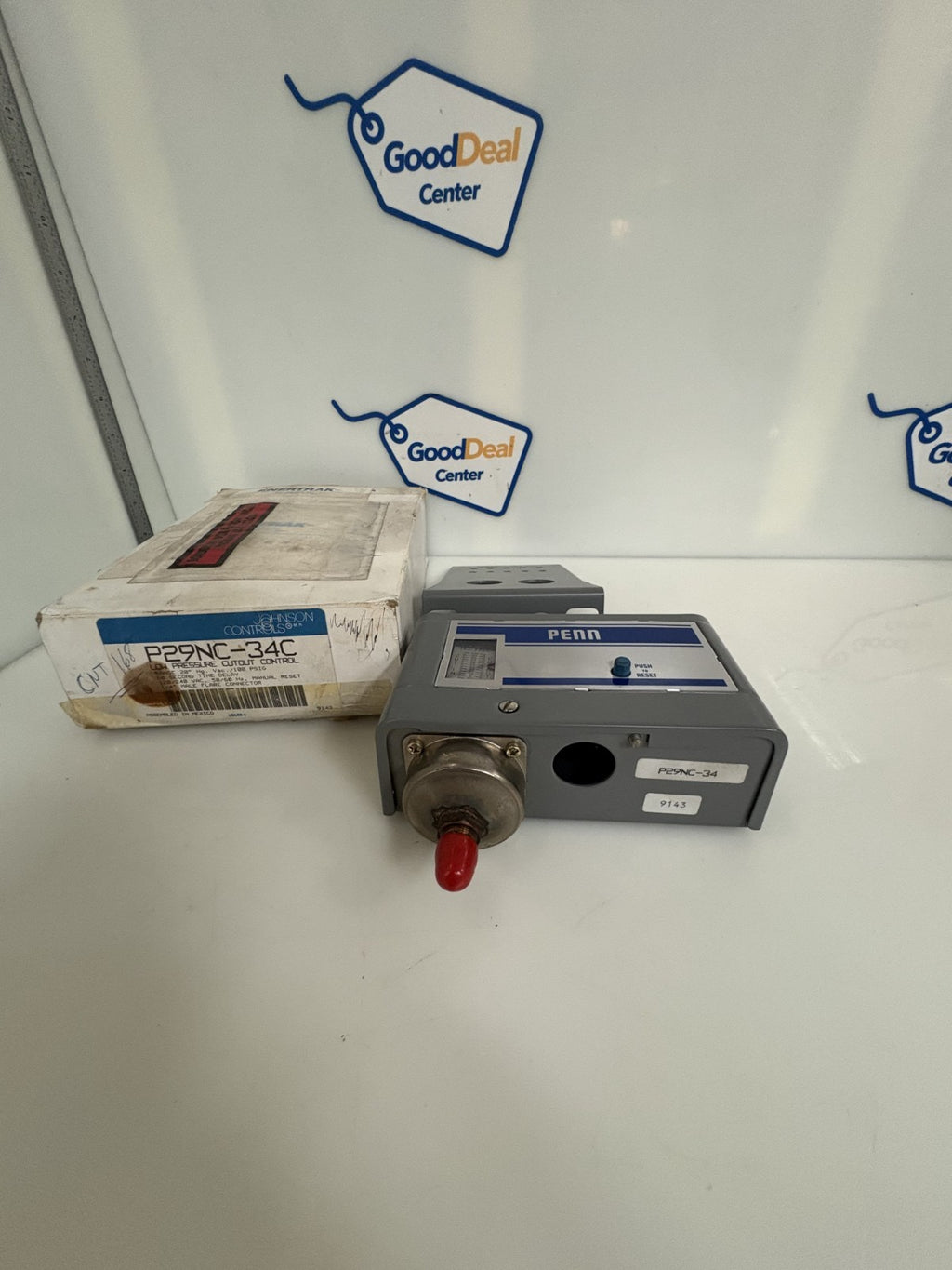 JOHNSON CONTROLS PRESSURE CONTROL P29NC-34