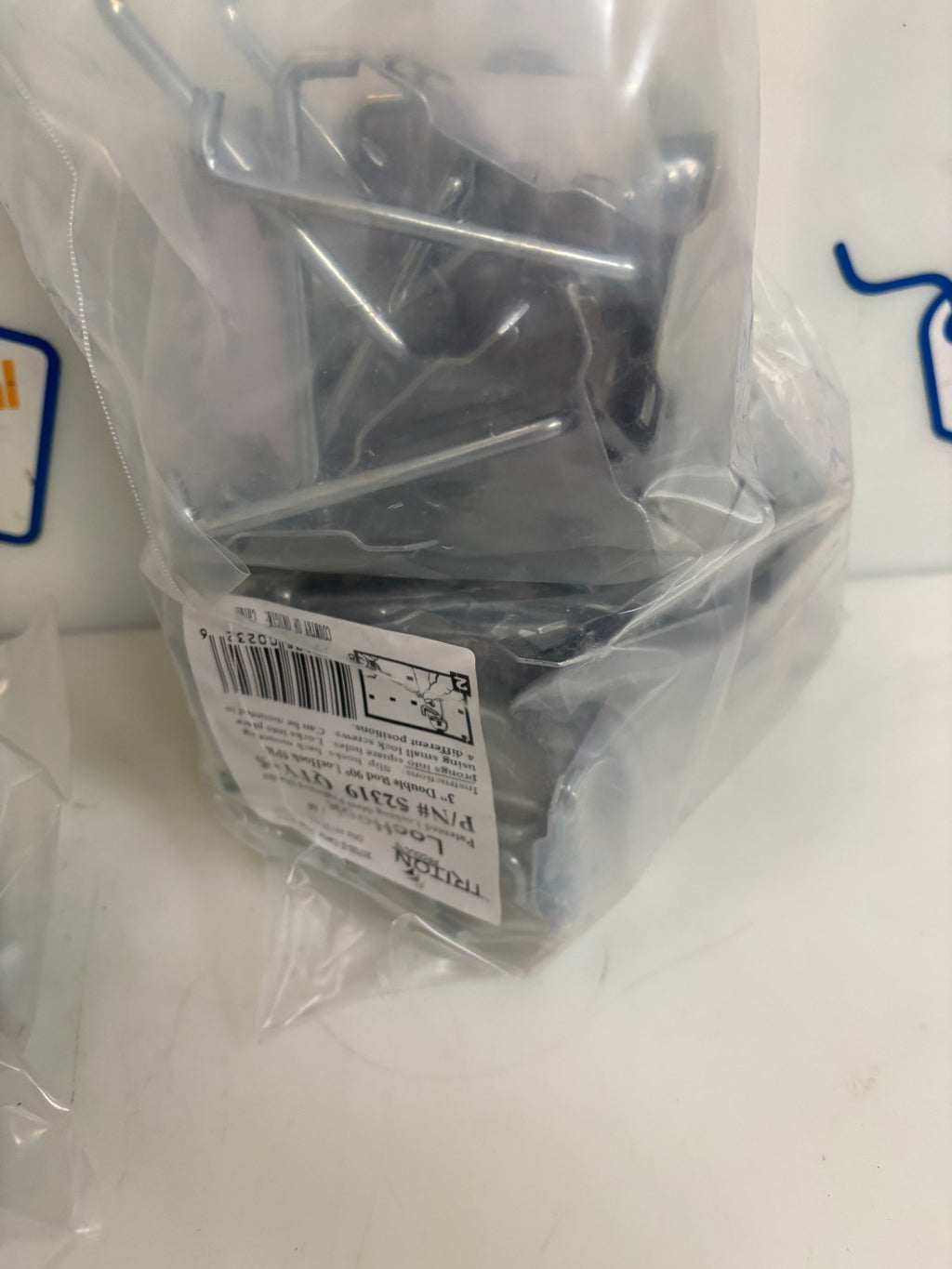 LOT OF 5 TRITON LOC HOOK PEGBOARD HOOKS 52319 BAG OF 52