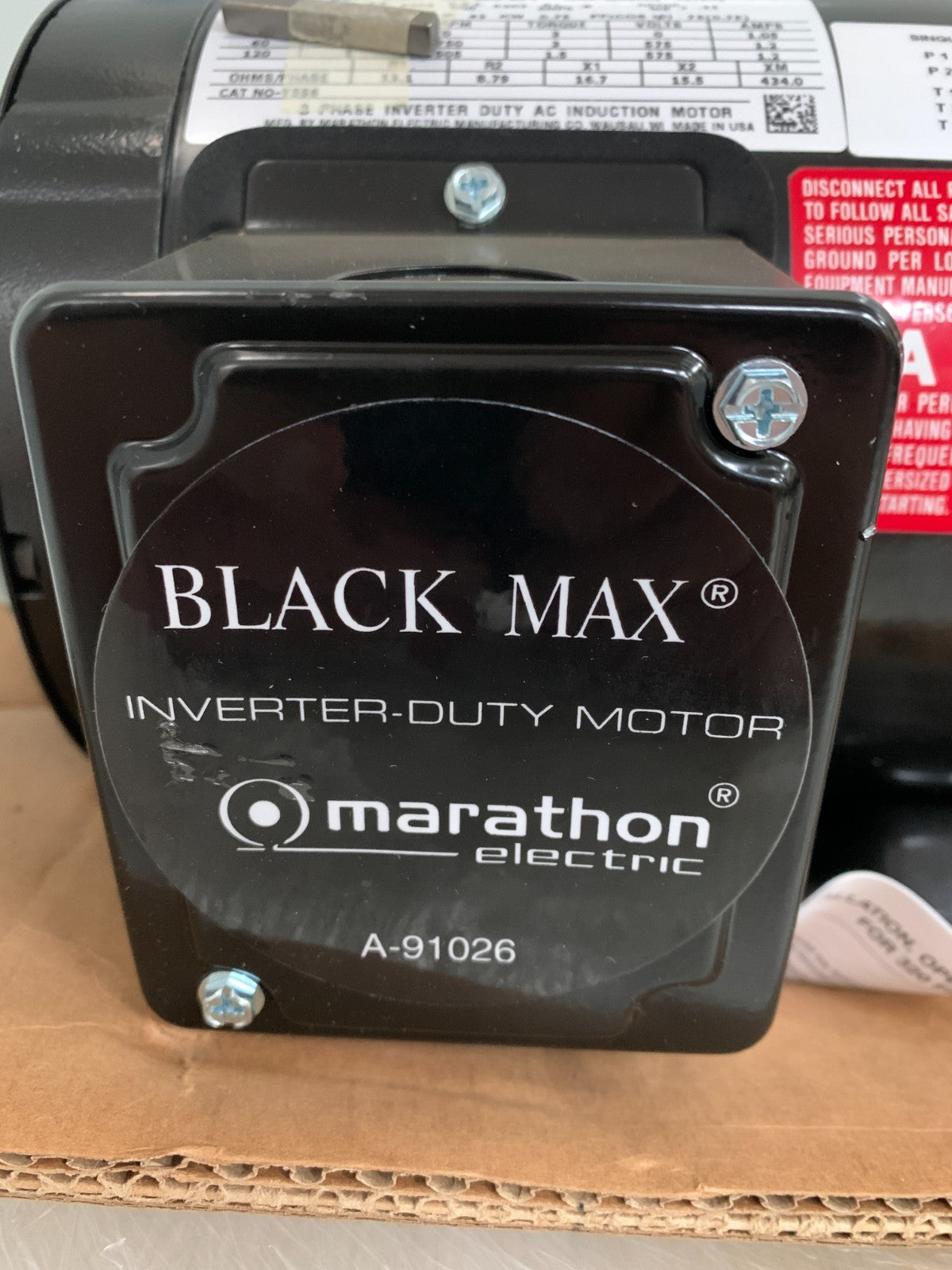 MARATHON BLACK MAX INDUCTION MOTOR SVK 56H17T5312B