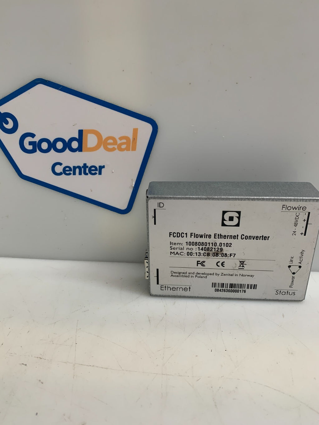 ZENITEL  1008080110.0102   FCDC1 Flowire Ethernet Converter
