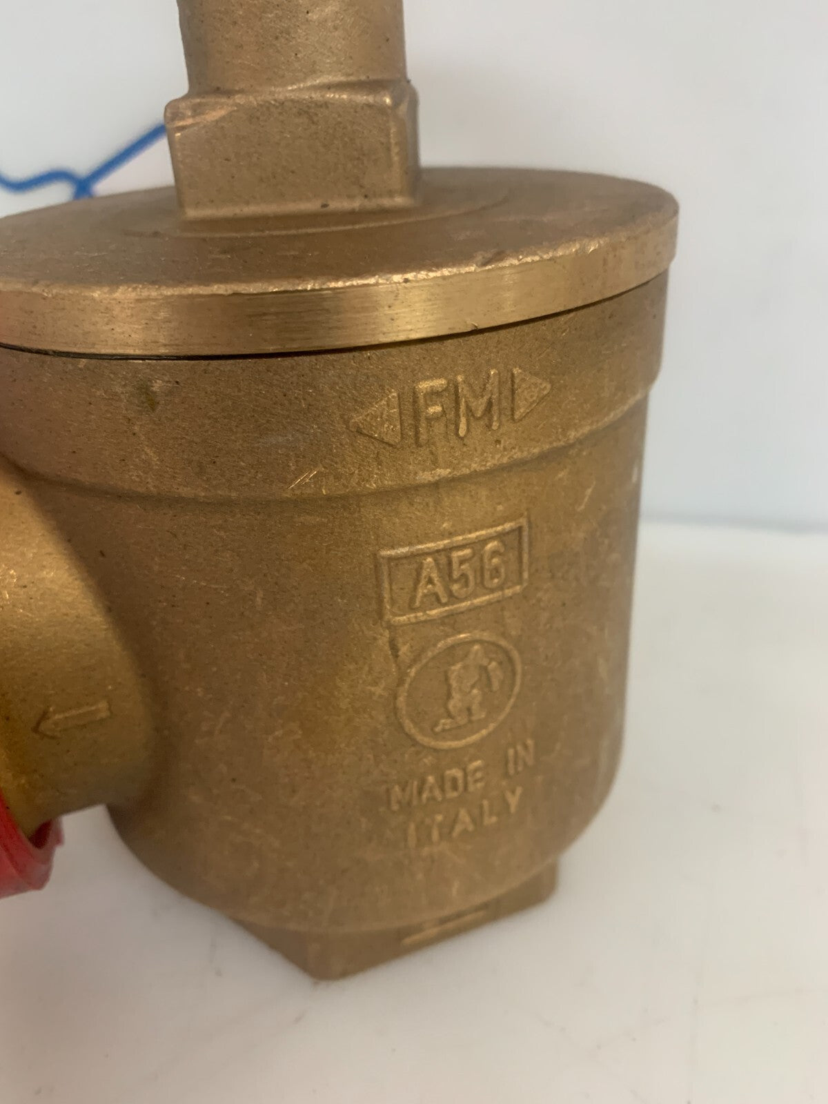 GIACOMINI BRASS FIRE PROTECTION ANGLE HOSE VALVE 2 1/2 #A56Y0141