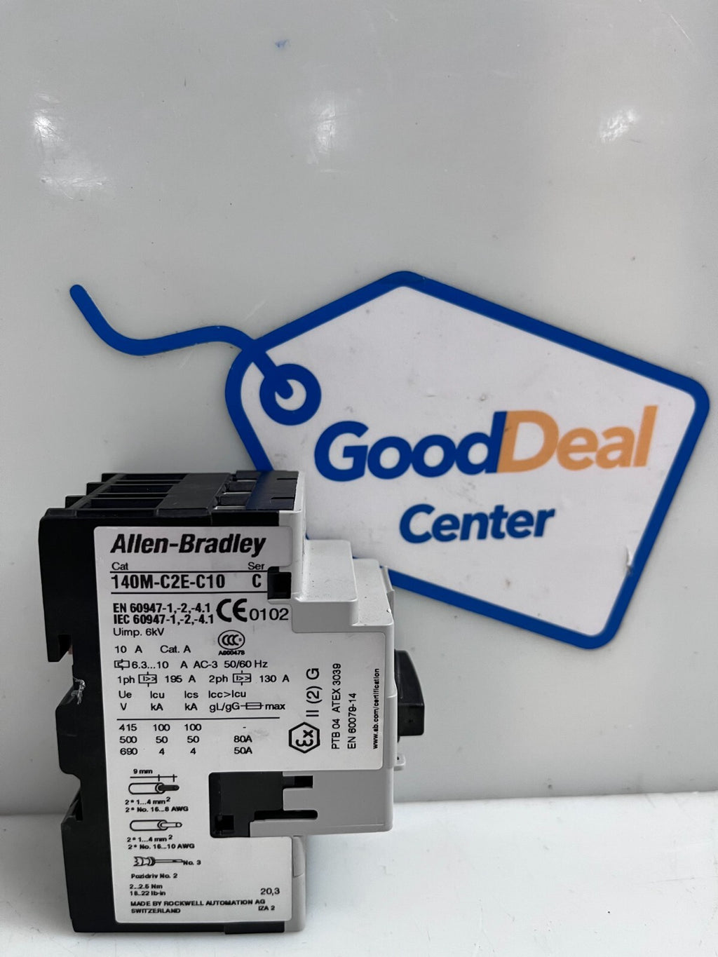 ALLEN-BRADLEY  140M-C2E-C10 Circuit Breaker Serie C (Like New)