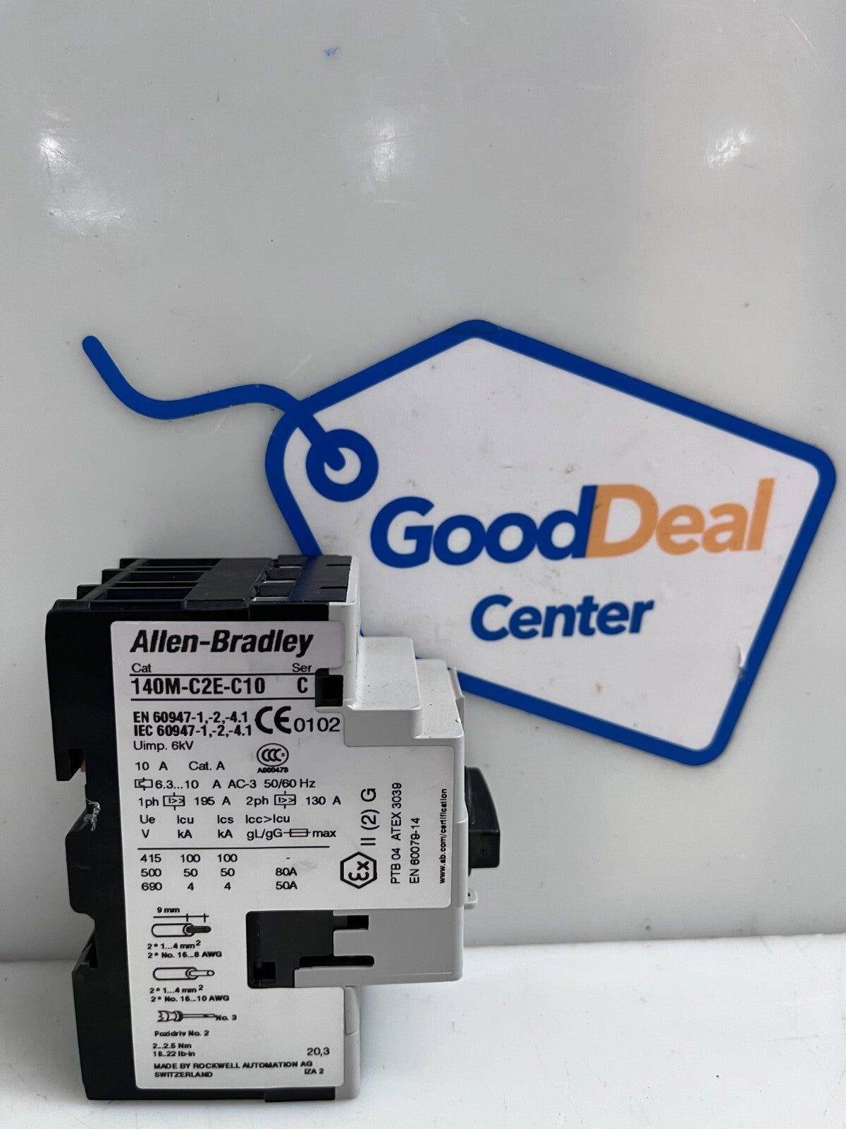 ALLEN-BRADLEY  140M-C2E-C10 Circuit Breaker Serie C (Like New)