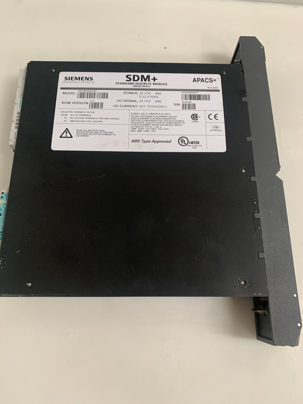 SIEMENS SDM+ STANDARD DISCRETE MODULE 16101-174/11 39 SDM 024 DCCBN