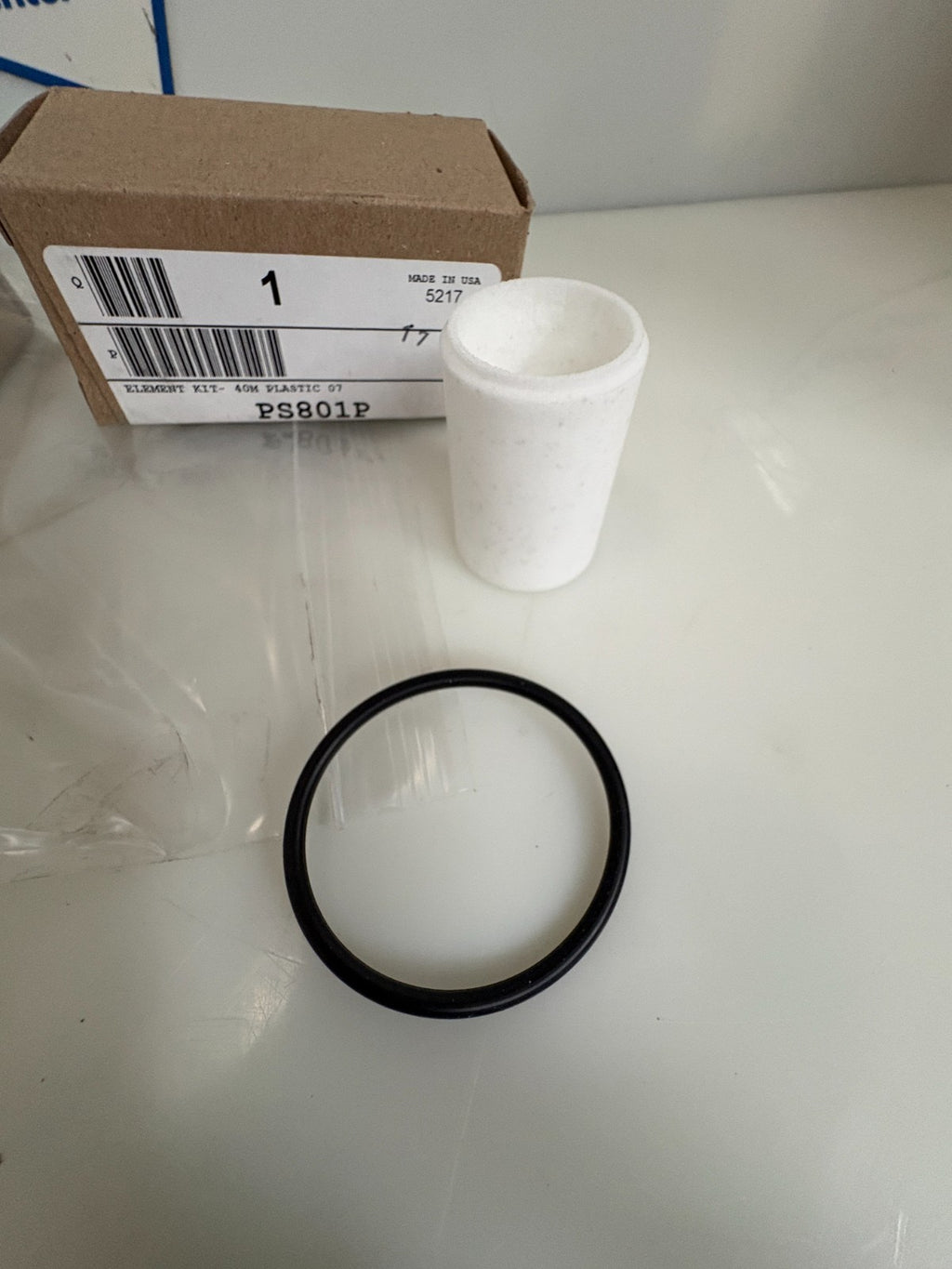 LOT OF 5 PARKER ELEMENT KIT 40M PLASTIC PS801P1