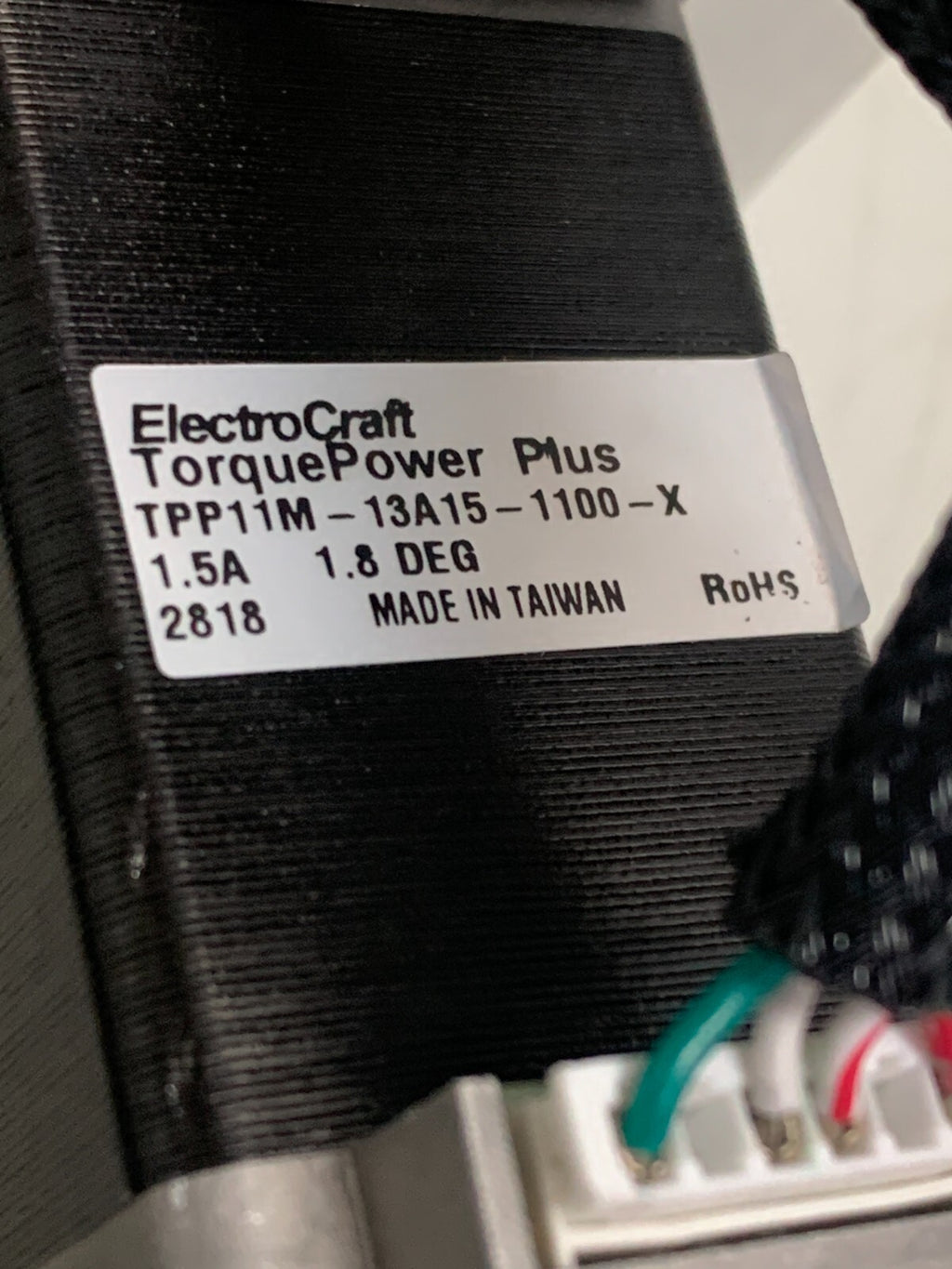 LOT OF 2 ELECTRO CRAFT STEPPER MOTOR TPP11M-13A15-1100-X2