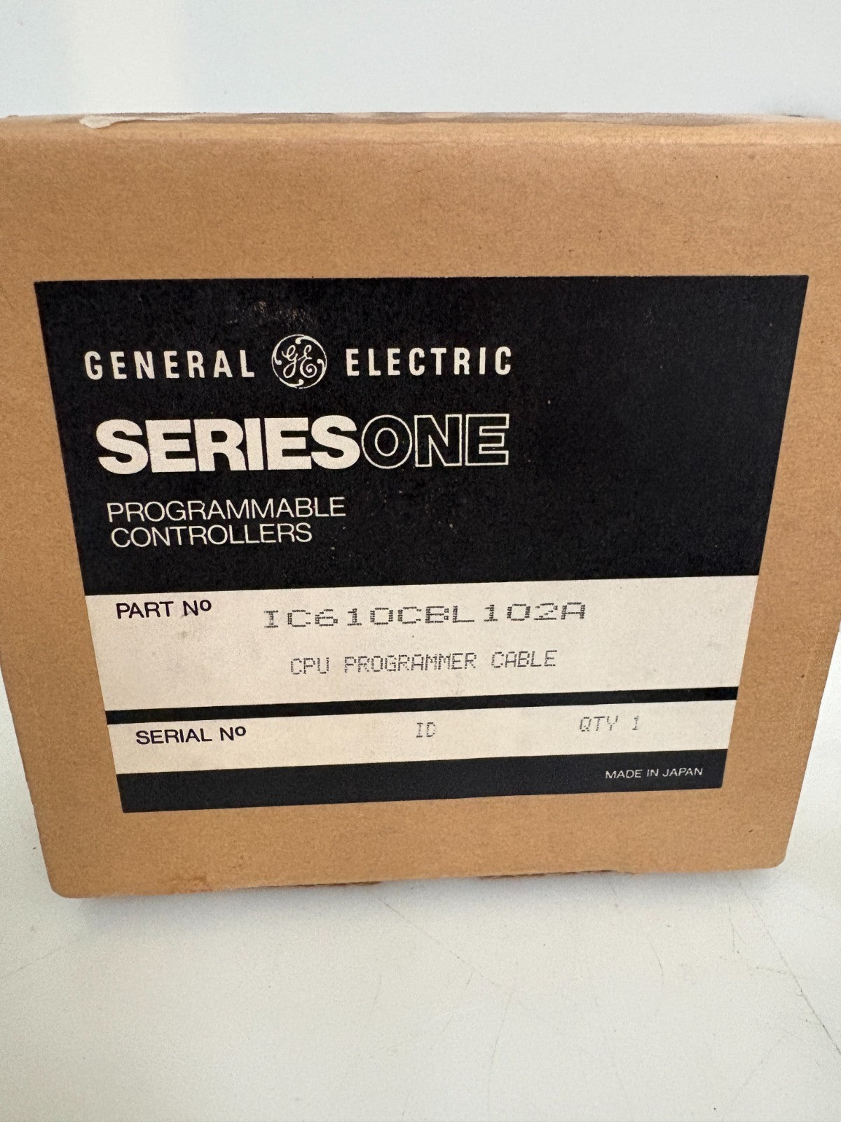 GE FANUC CPU PROGRAMMER CABLE IC610CBL102A