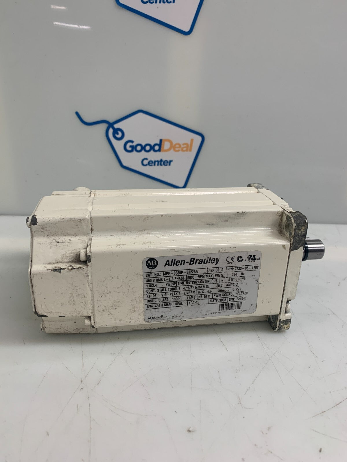ALLEN-BRADLEY MPF-B330P-SJ22ZZ Brushless Servo Motor