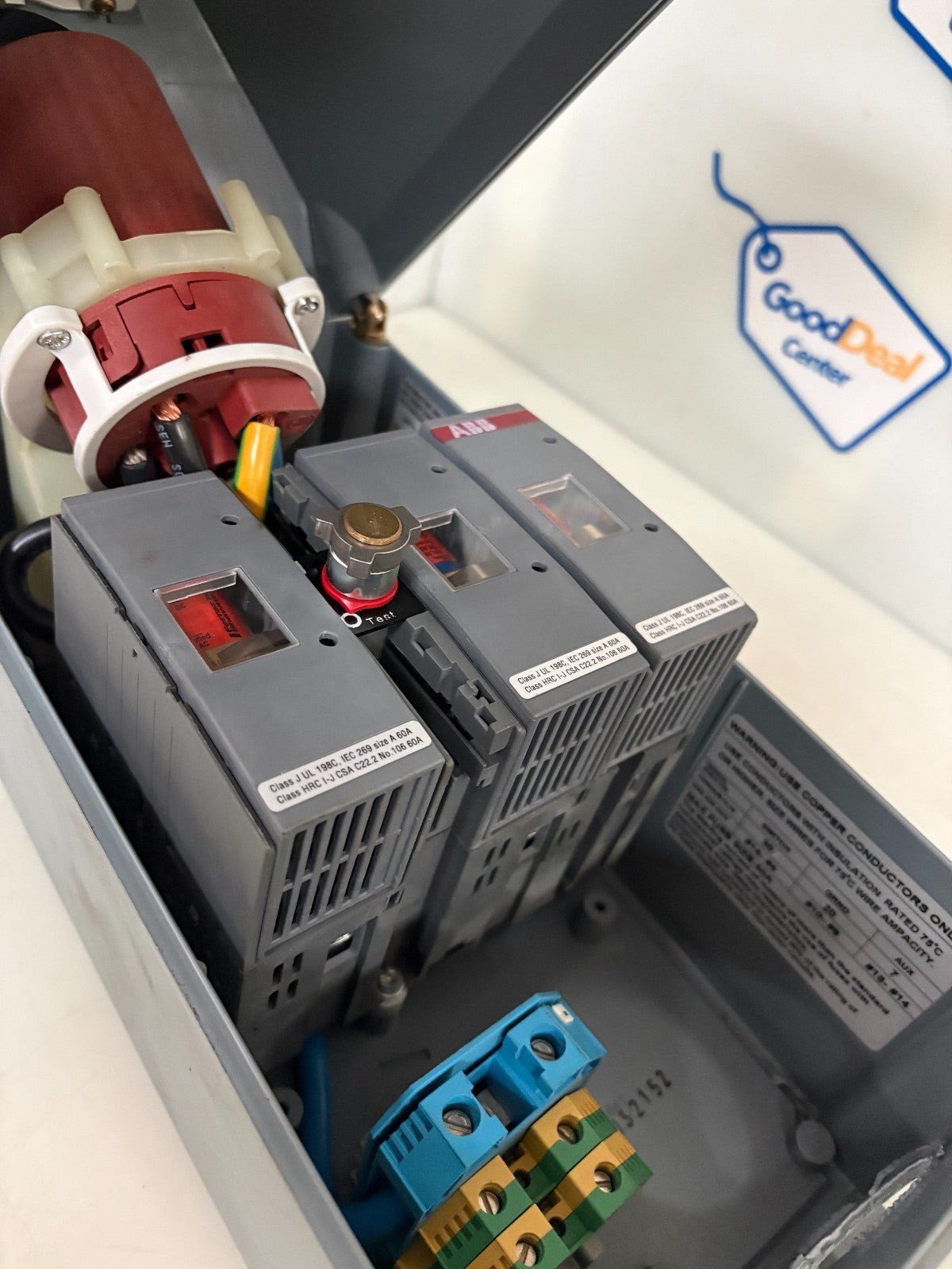 MENNEKES FUSIBLE INTERLOCKED RECEPTACLES ME560MIFS W/ABB 05 60J124