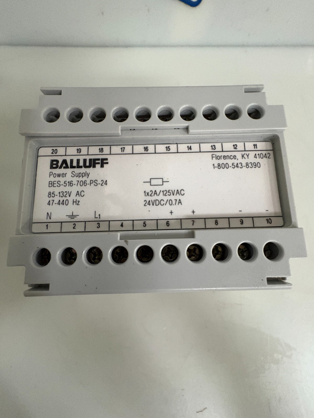 BALLUFF POWER SUPPLY BES-516-706-PS-24