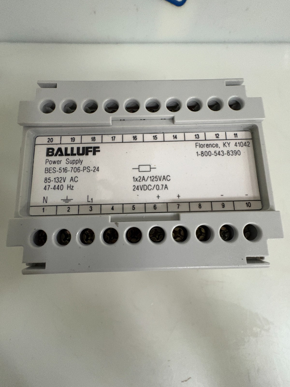 BALLUFF POWER SUPPLY BES-516-706-PS-24