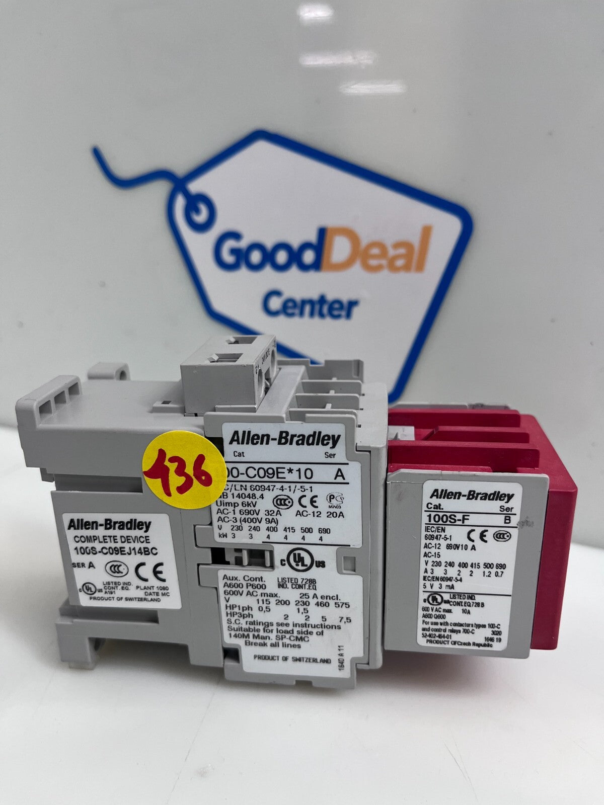 ALLEN BRADLEY 100S-C09EJ14BC / 100SC09EJ14BC Ser A Safety Contactor0