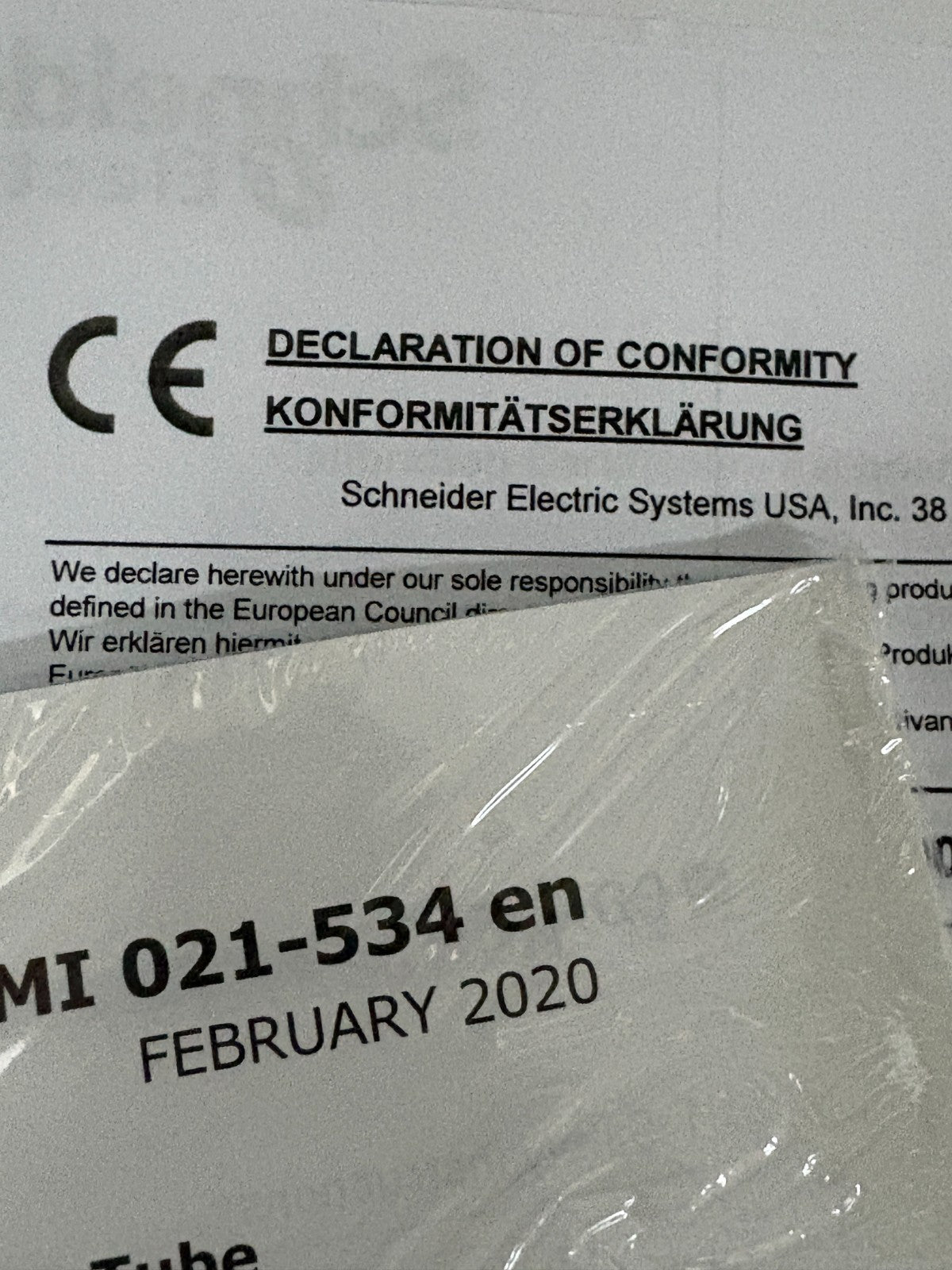 SCHNEIDER ELECTROMAGNETIC FLOW METER IMT33A W/MAGNETIC FLOW TUBE 9700A6