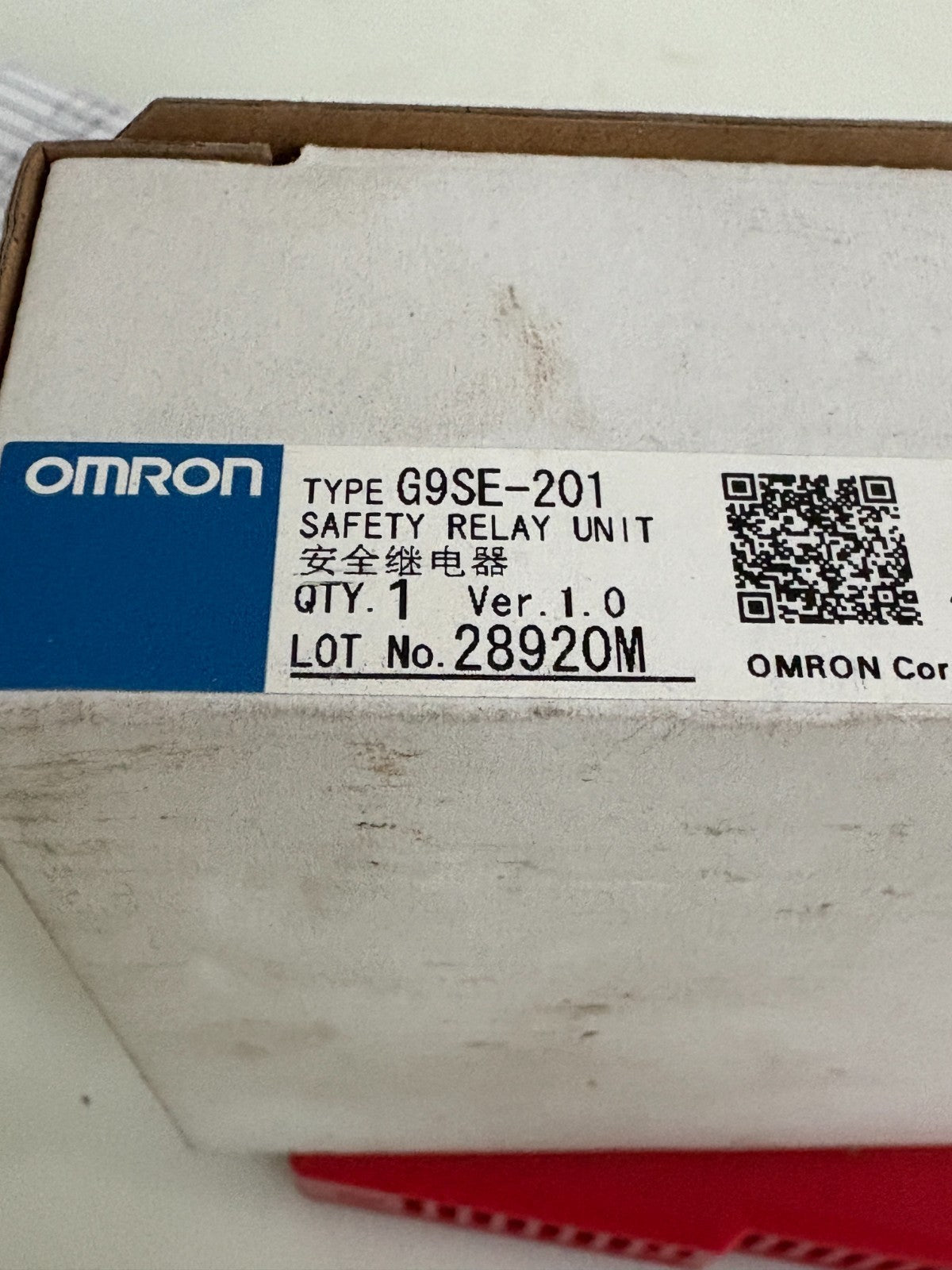 OMRON SAFETY RELAY G9SE-201