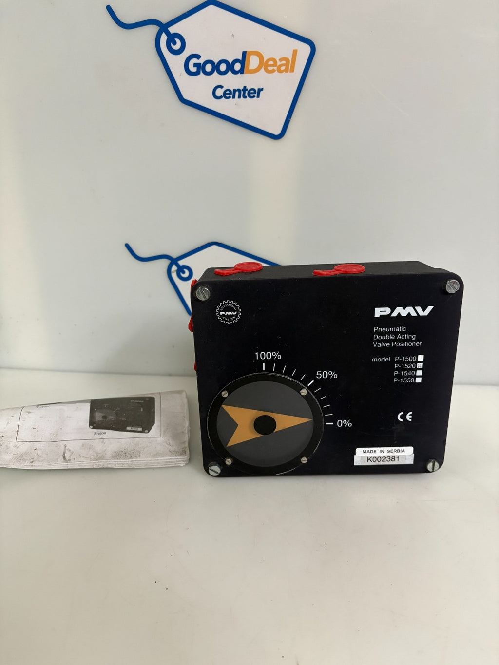 PMV DOUBLE ACTING VALVE POSITIONER P-1520