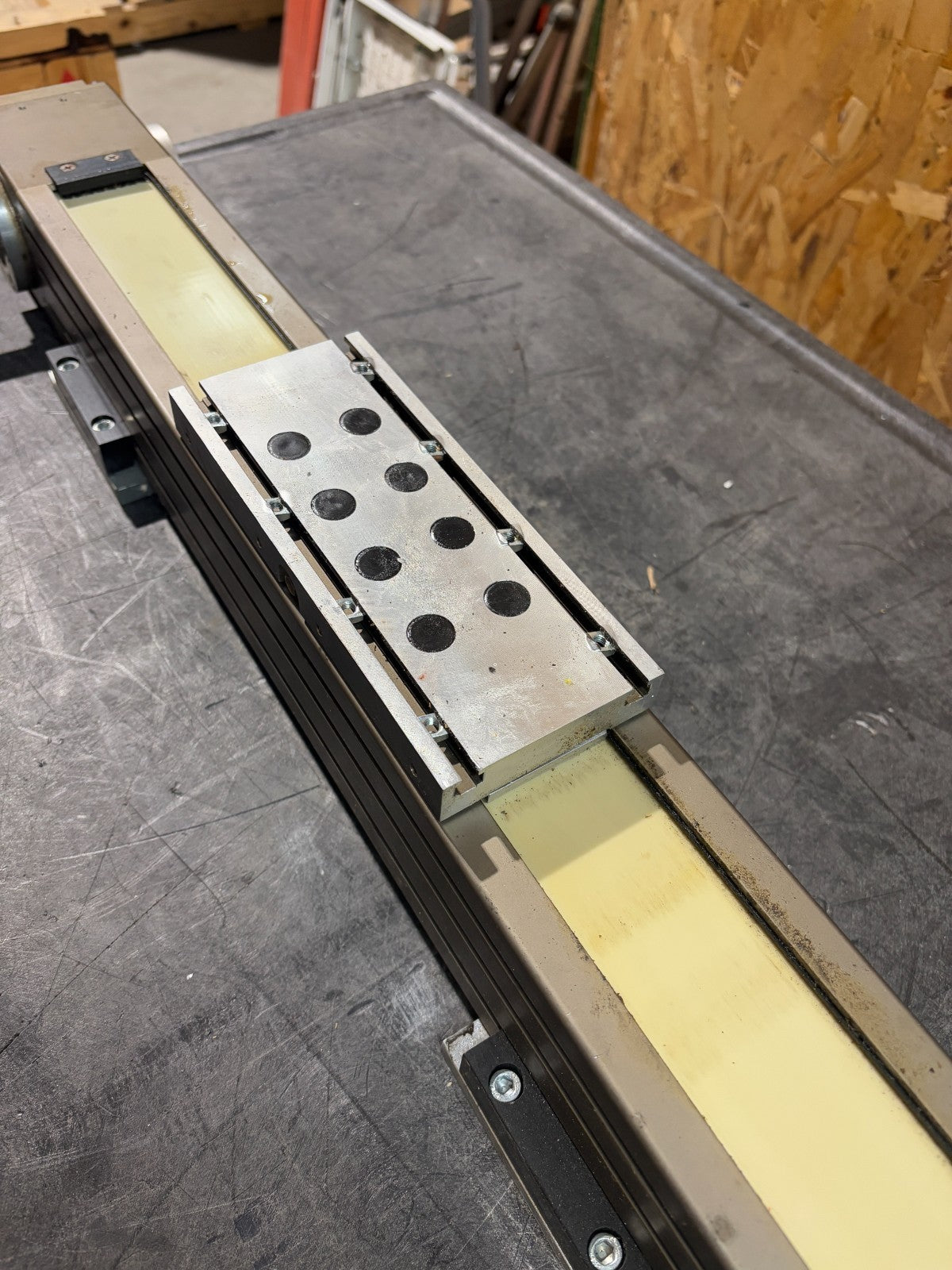 AMSLER & CO. DUAL SHAFT SLIDING ACTUATOR #1148-160-00/MA01