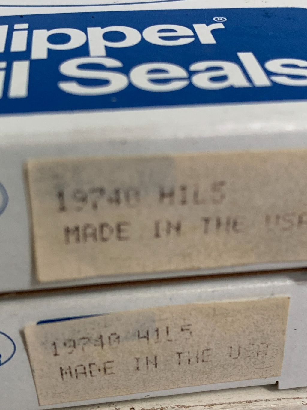 LOT OF 6 PARKER CLIPPER OIL SEALS 19740 H1L5 Z QTR 06