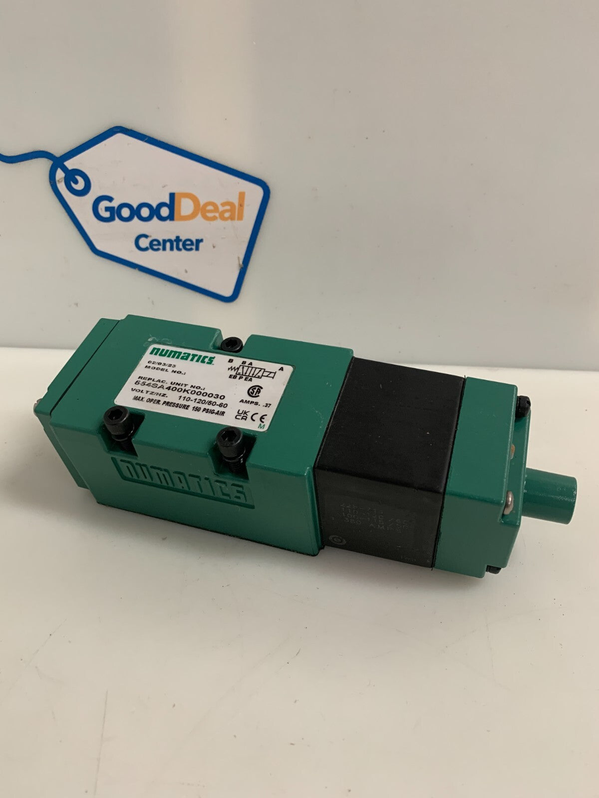 ASCO NUMATICS PNEUMATIC SOLENOID VALVE 150 PSI 554 SA 400K000030
