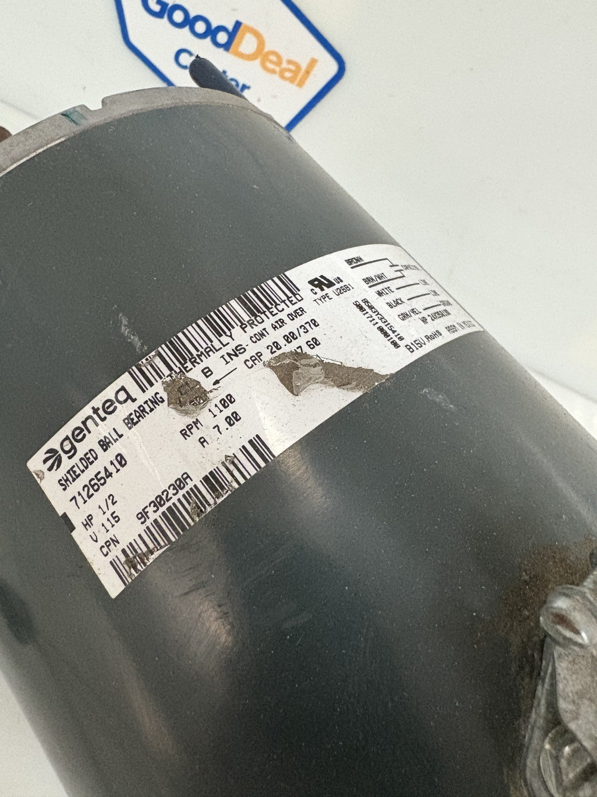 GENTEQ THERMALLY MOTOR 71265410 9F30230A