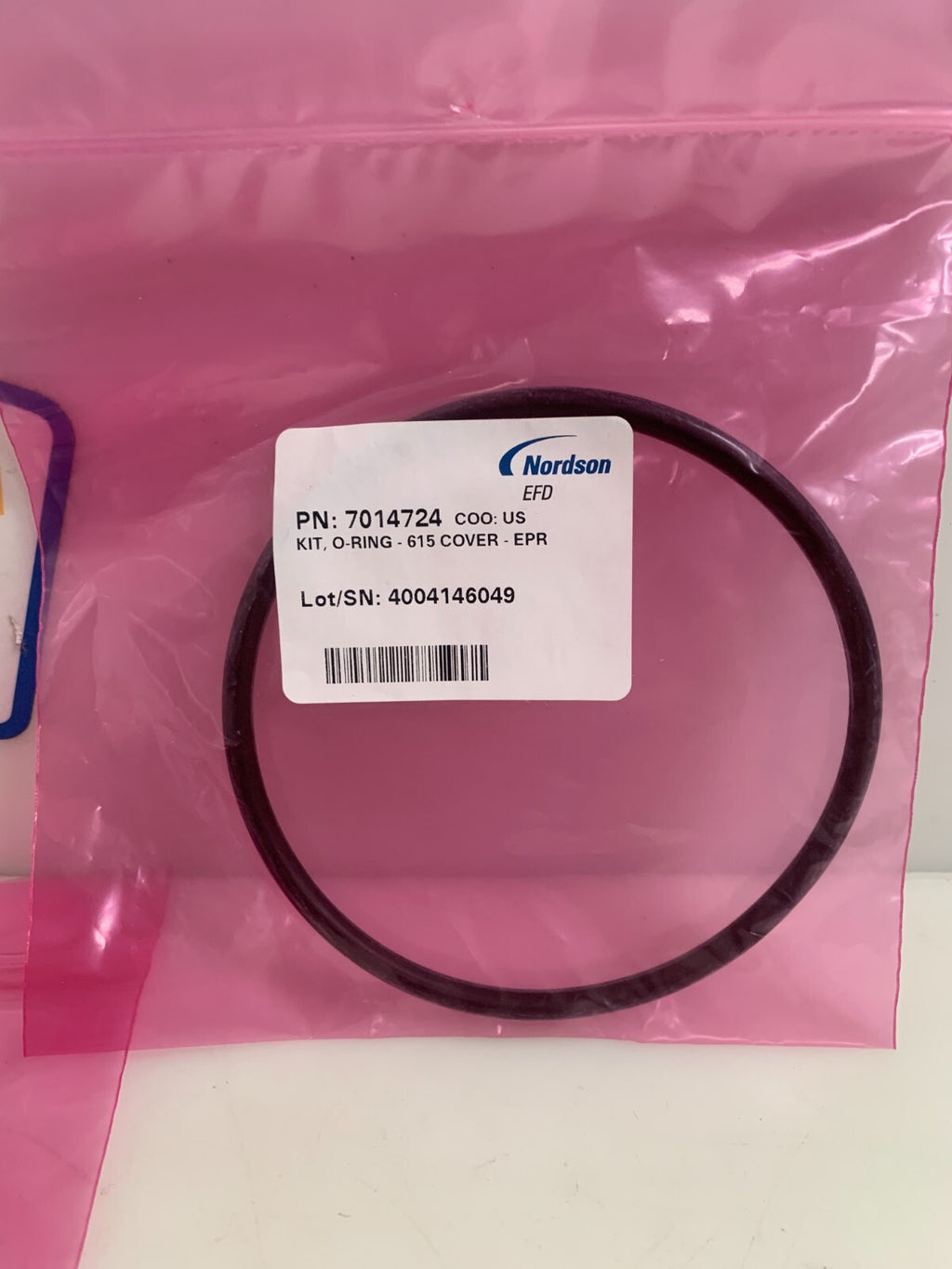 Lot of 3 Nordson EFD Kit O-ring 615 Cover 7014724 New in Bag2