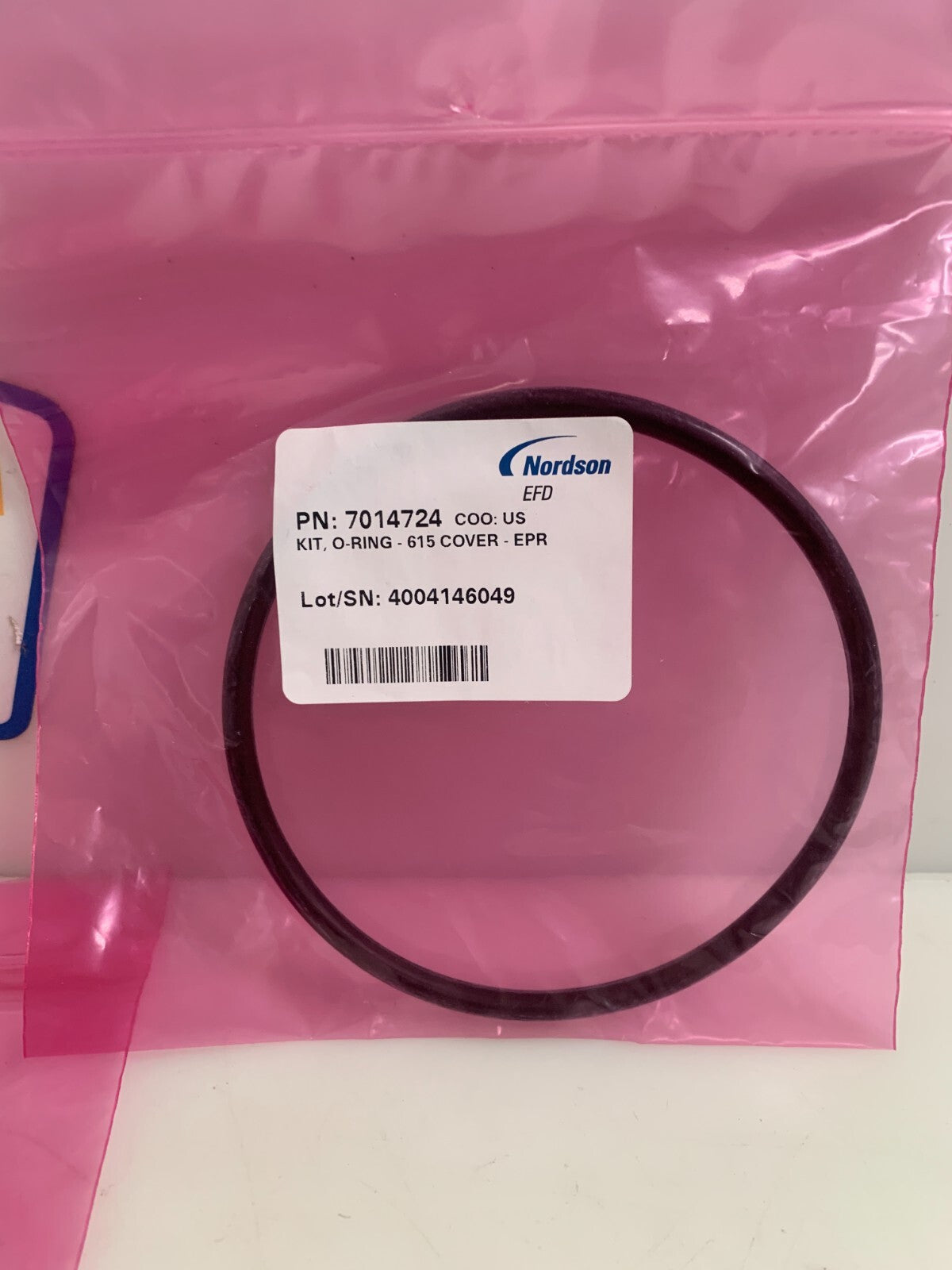 Lot of 3 Nordson EFD Kit O-ring 615 Cover 7014724 New in Bag2