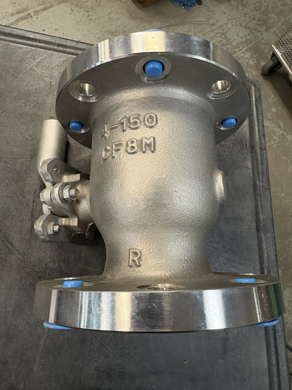 QUADRANT VALVE S.STEEL 4" MANUAL E 1025 NACE F1RSSRGLH1F4000