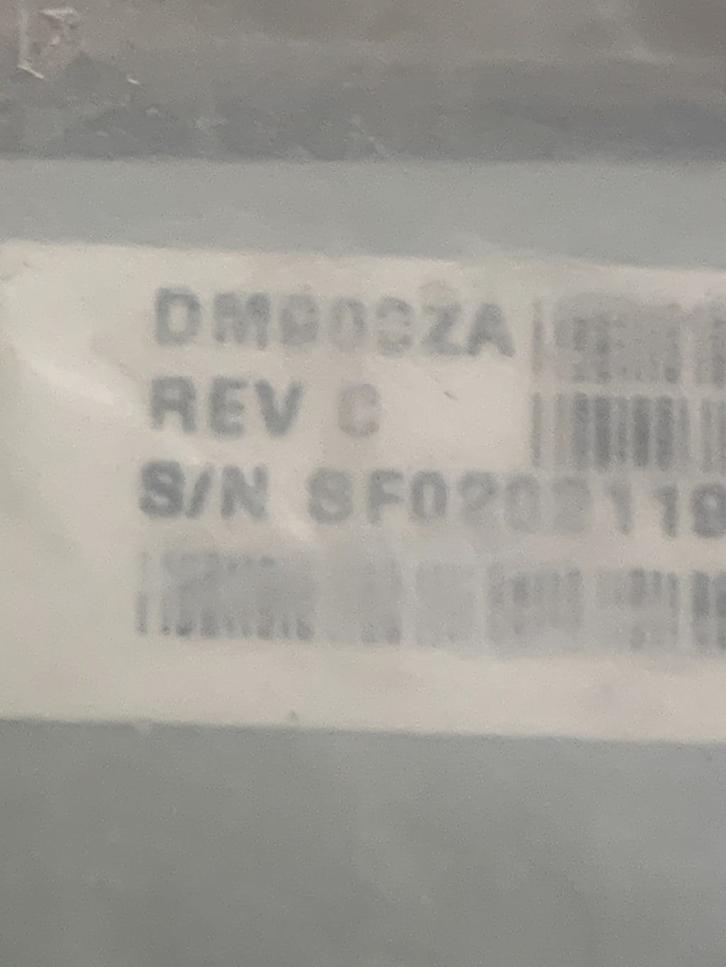 FOXBORO CONNECTOR CABLE DM 900ZA REV C
