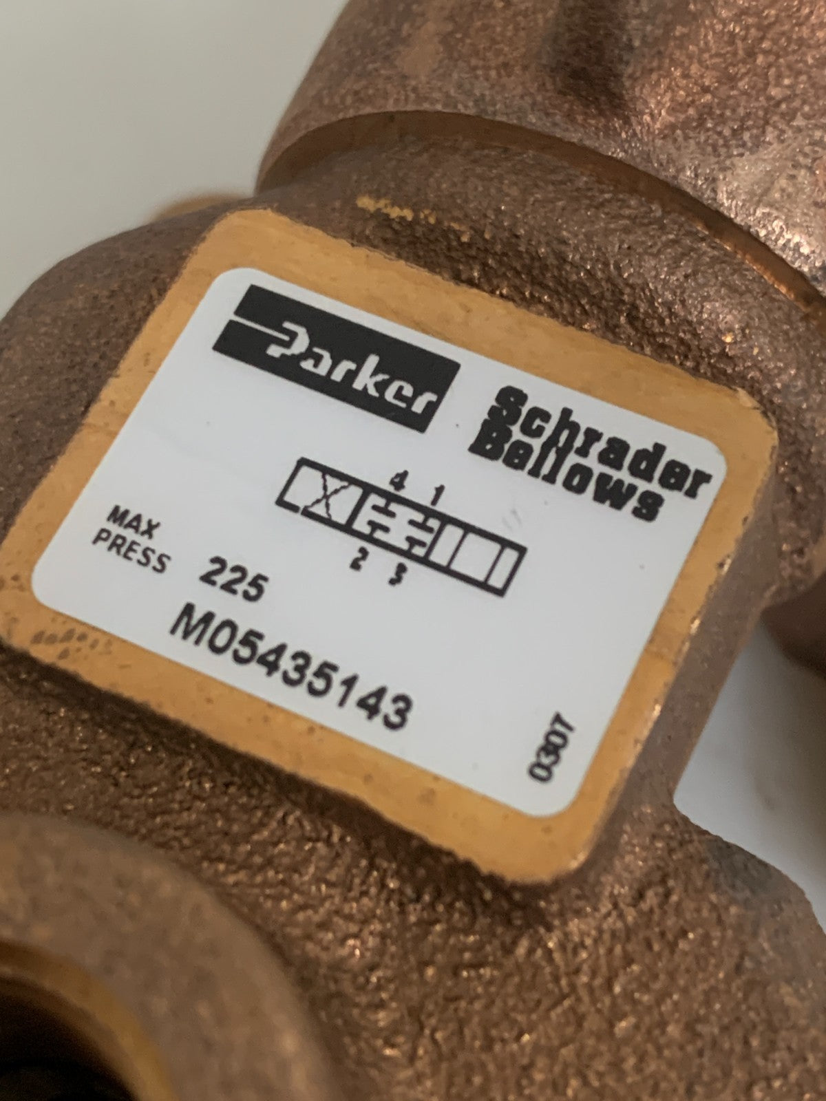 PARKER 4 WAY MANUAL VALVE MO 5435443