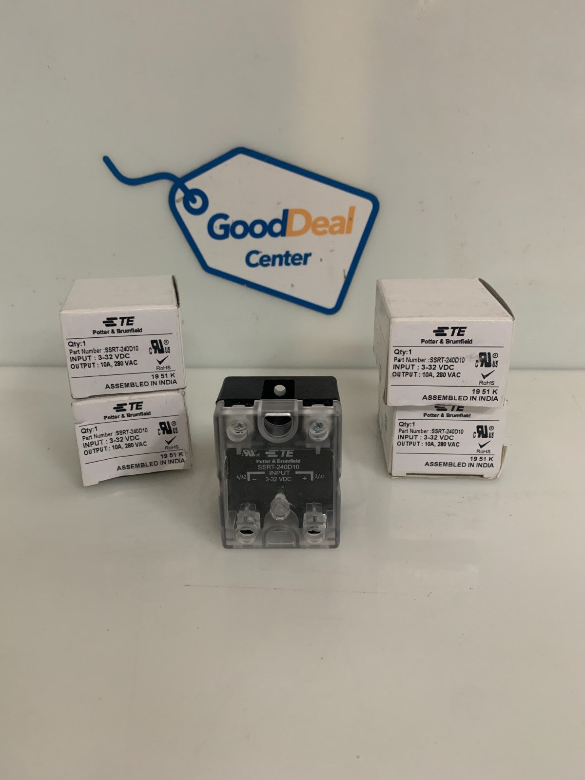 LOT OF 4 POTTER & BRUMFIELD SOLID STATE RELAY SSRT-240D100
