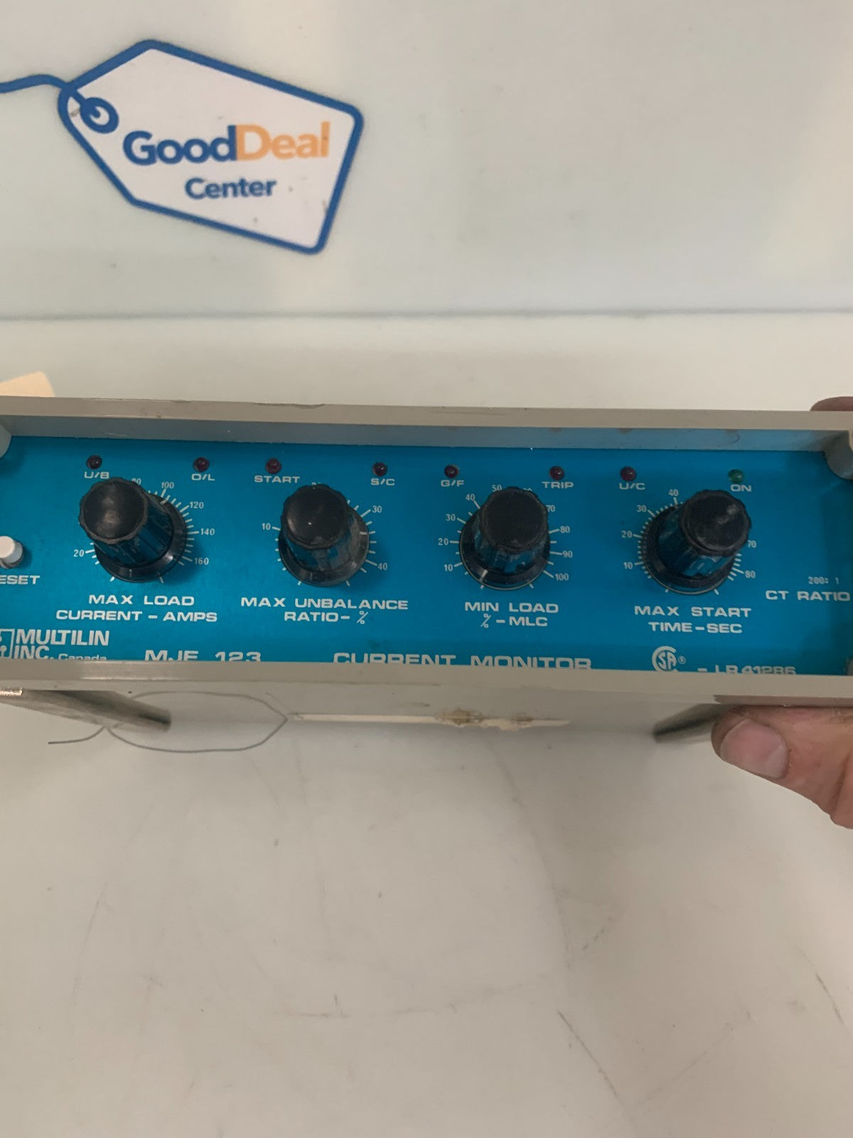 MULTILIN INC CURRENT MONITOR MJE 123