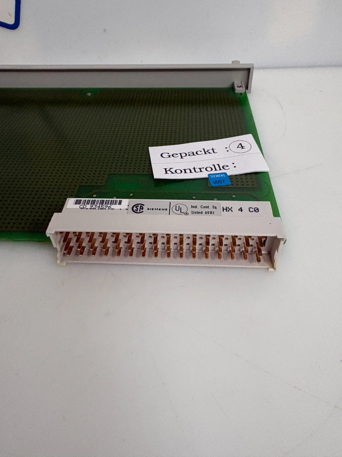 SIEMENS JUMPERING MODULE CARD 6ES5756-0AA11