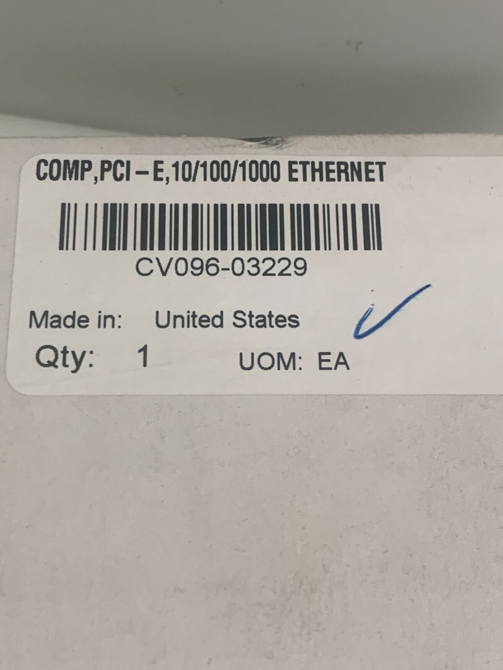 HP Scitex CV096-03229 Comp Pci-E 10/100/1000 Ethernet