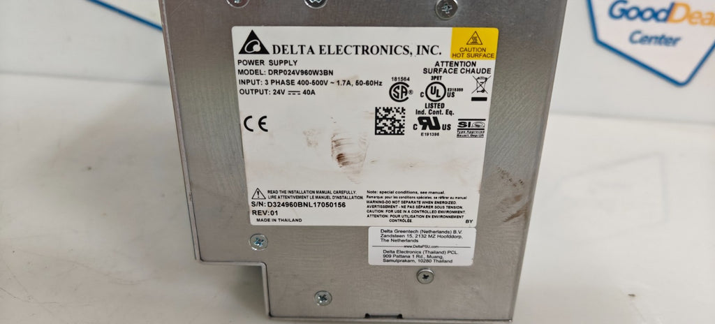 DELTA CLIQ POWER SUPPLY DRP024V960W3BN0