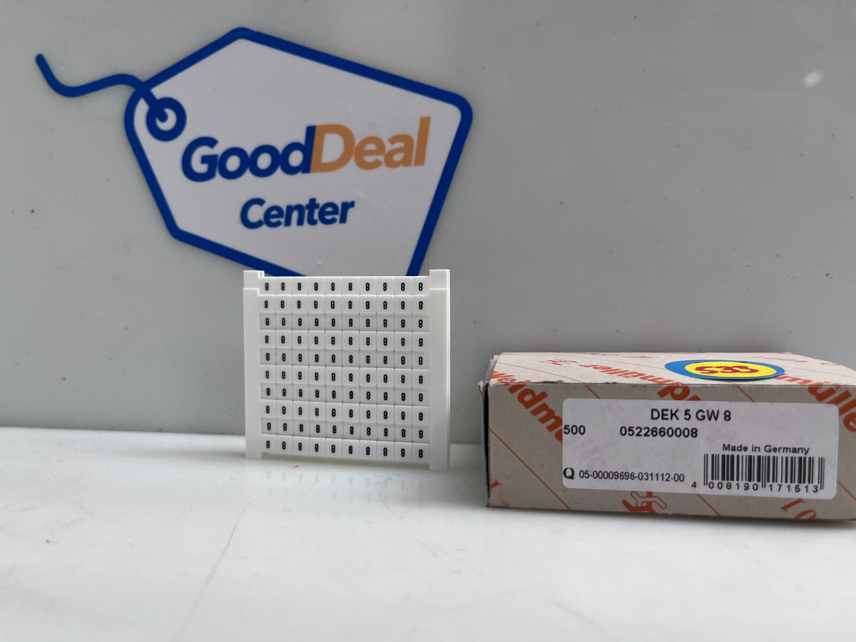 WEIDMULLER DEK 5 GW8 / DEK5GW8 (NEW IN BOX) 10 pcs1