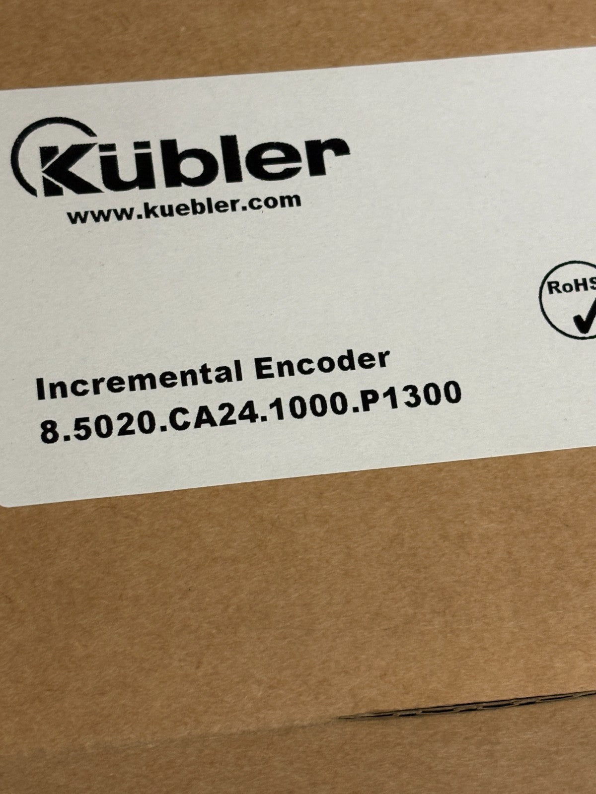 KUBLER INCREMENTAL ENCODER 8.5020.CA24.1000.P1300 4