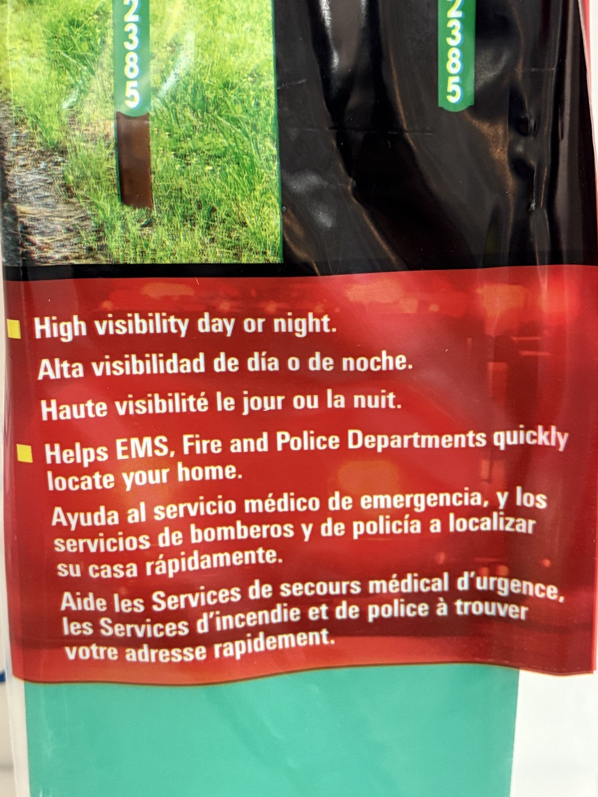 HILLMAN SIGN CENTER 911 SAFETY ADDRESS KIT
