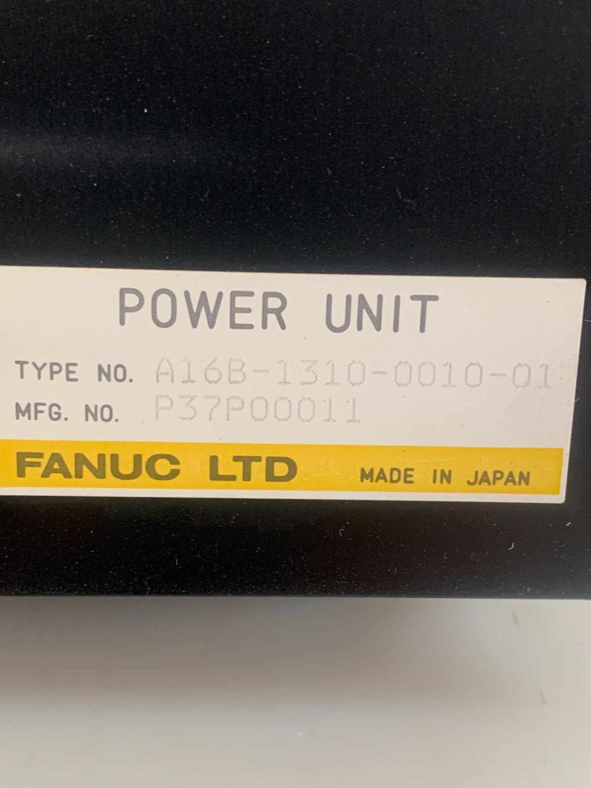 FANUC POWER UNIT A16B-1310-0010-01