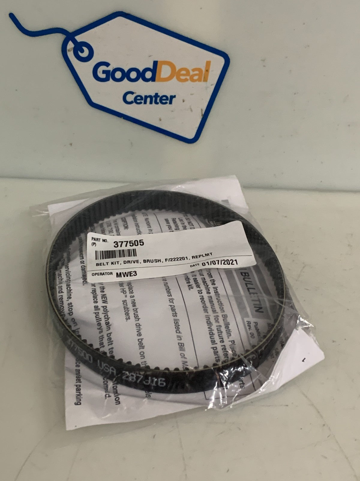 TENNANT DRIVE BELT #377505