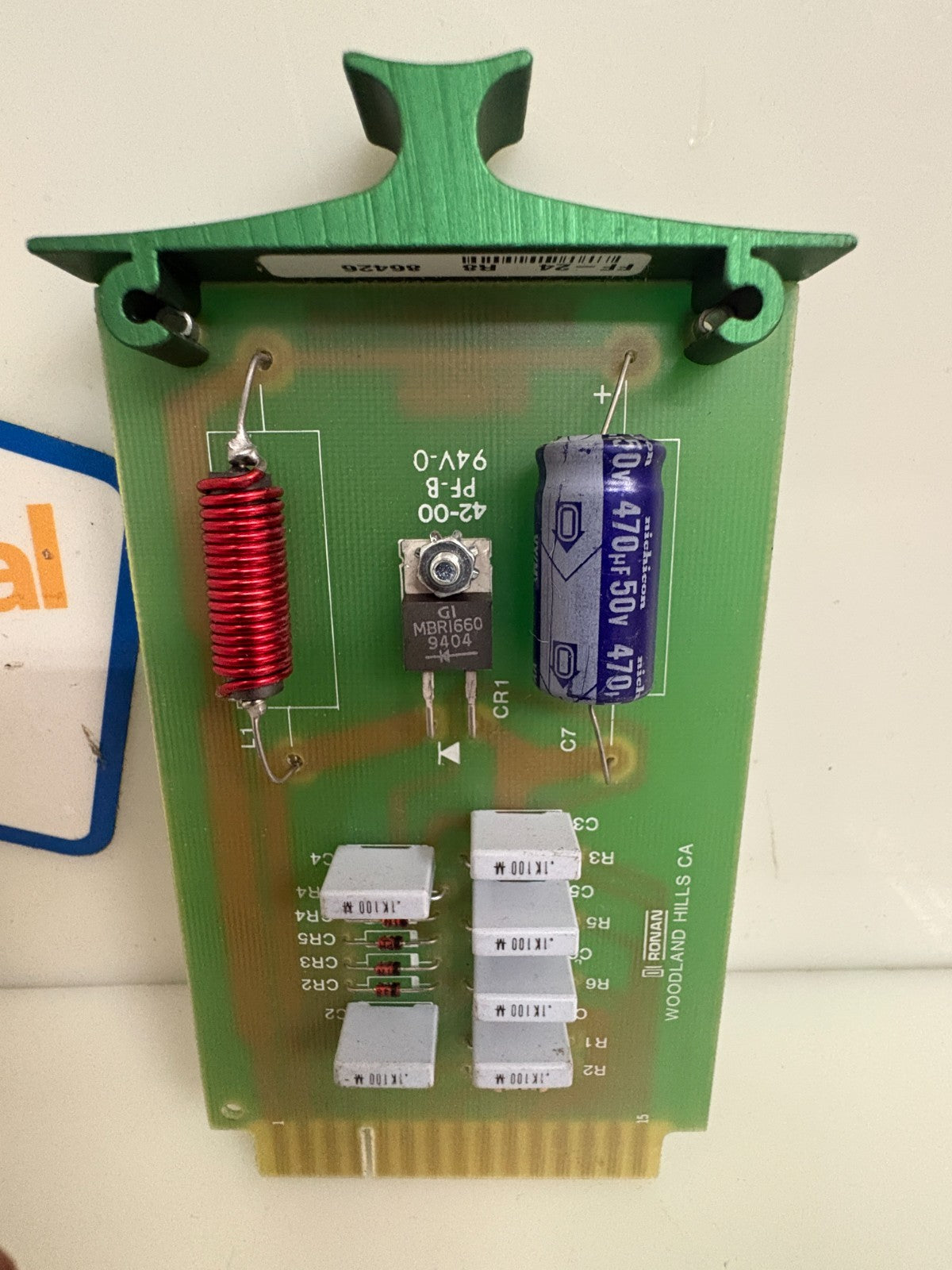 RONAN CIRCUIT BOARD X12D158-1-E FF-24 R8 864261