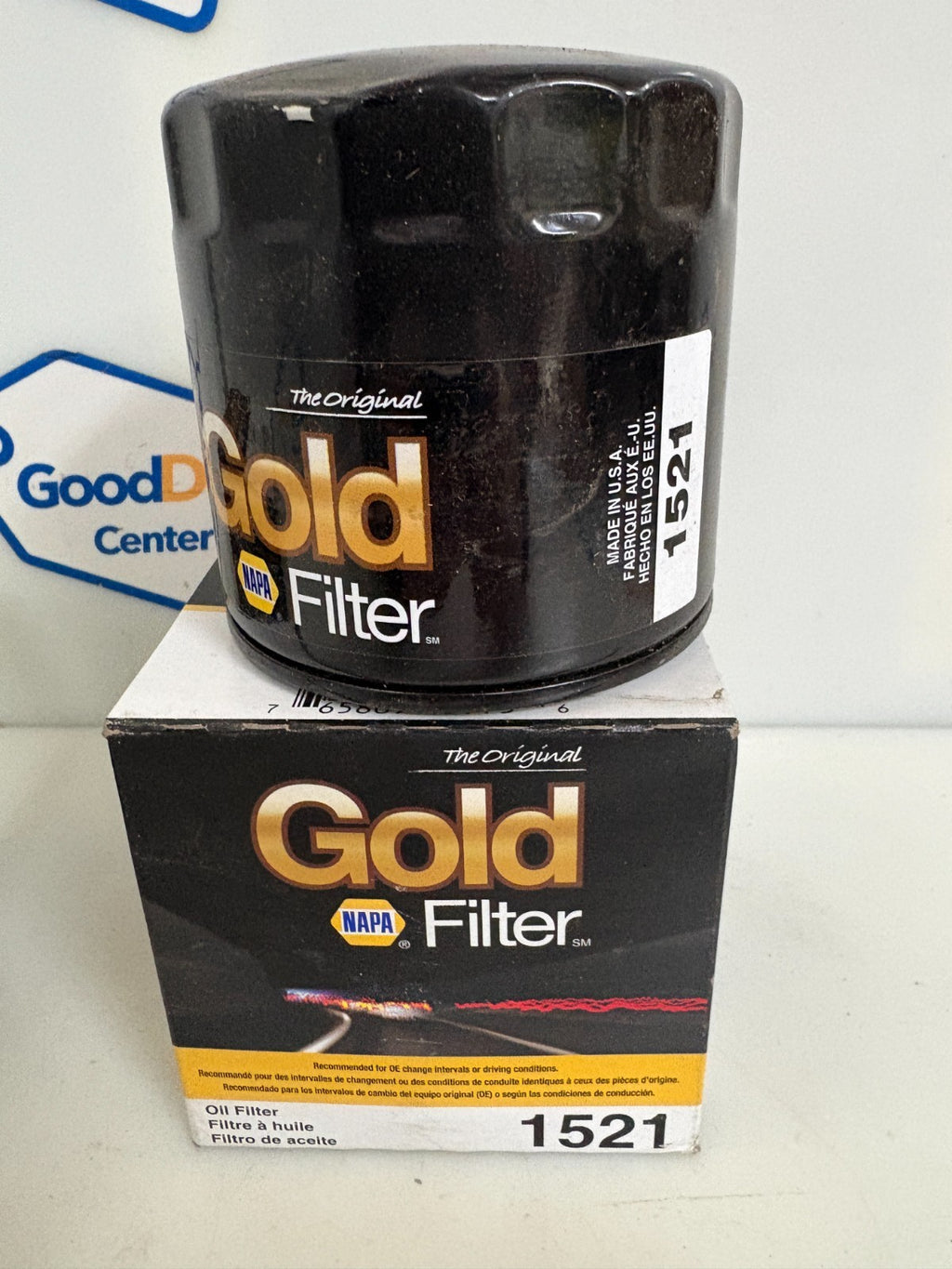 LOT OF 2 NAPA GOLD OIL FILTER #1521