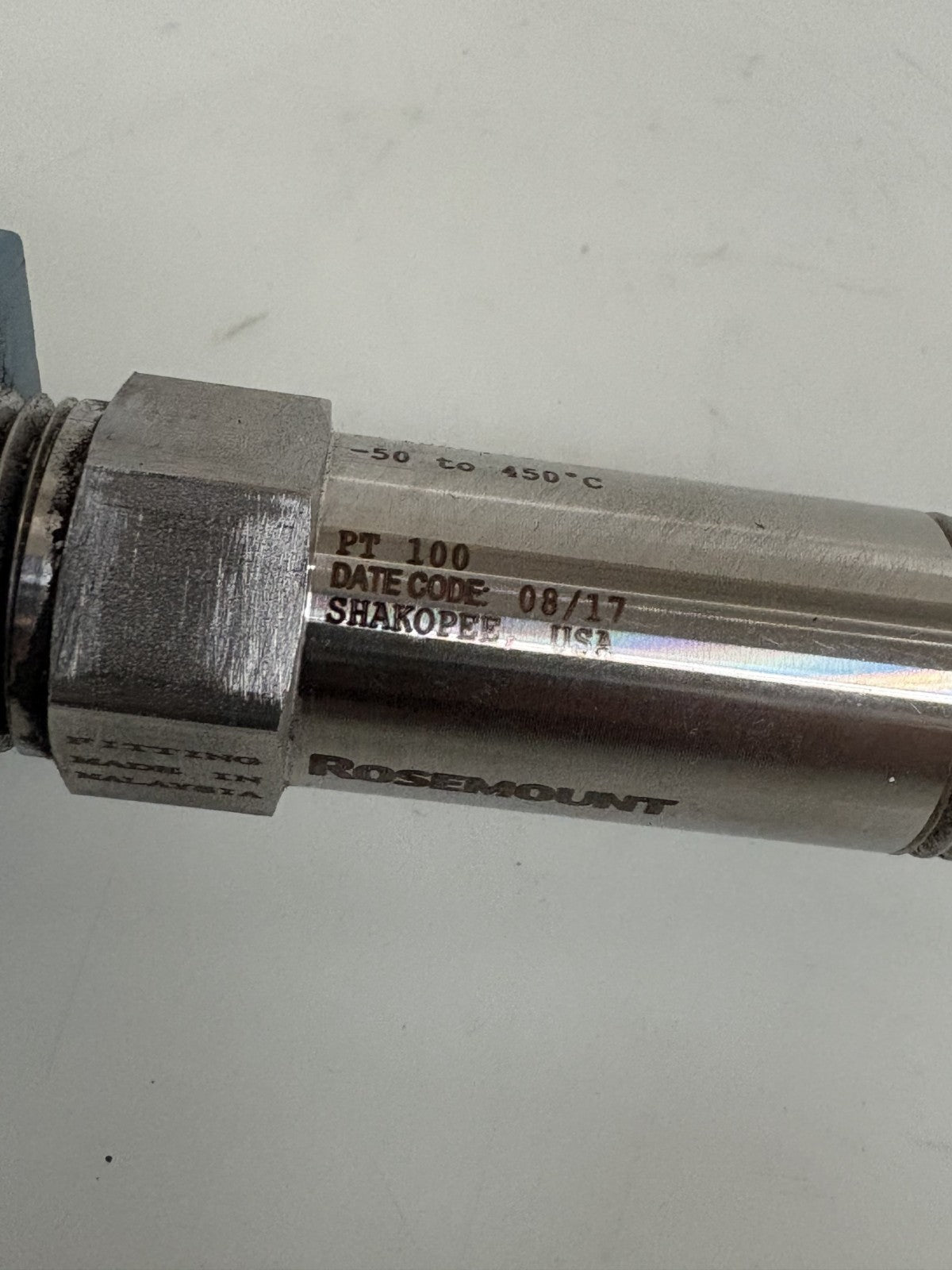 ROSEMOUNT SENSOR PT 100 W/PROBE 214CRTSMB1S4E0047SL3
