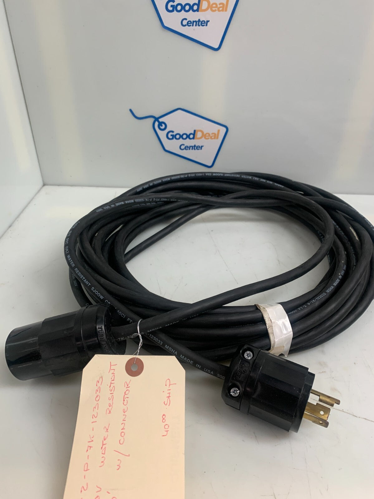 CAROL FT-2 P-7K-123033 Jacketed Cable 14AWG 600V  50'  w/Connector0
