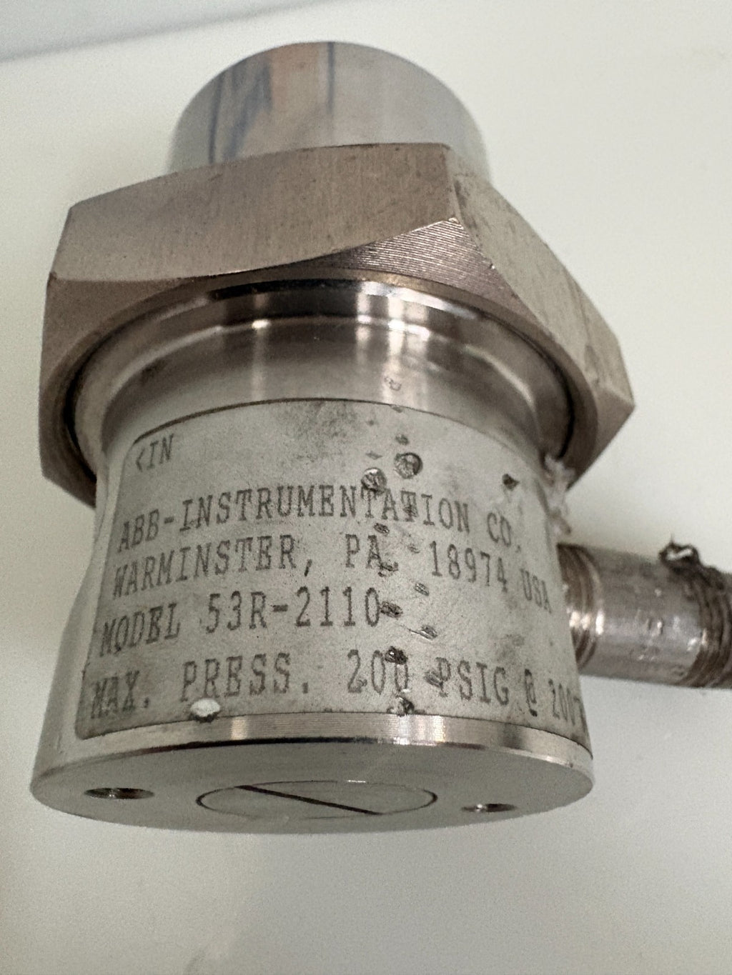 ABB PRESSURE REGULATOR 200PSI 53R-21101
