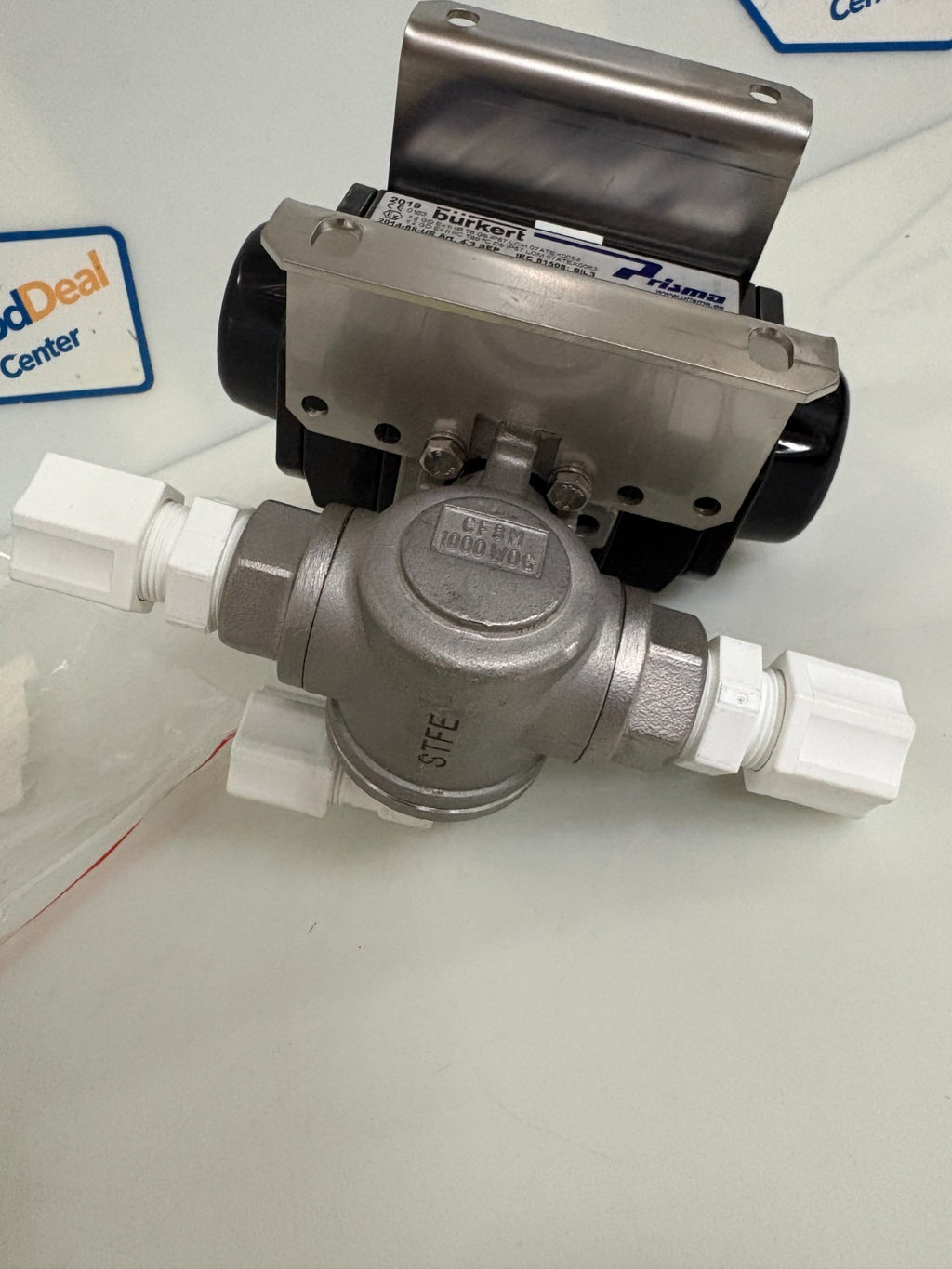 VALMET FIBER IMAGE MODULE SSH W/LEFT VALVE AND ACTUATOR VM149810 BURKERT #2548513