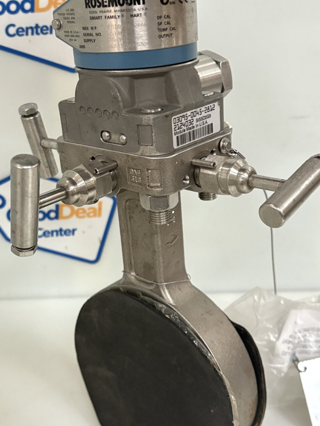 EMERSON ROSEMOUNT SMART FAMILY FLOWMETER 3095 MA2CA0010AA10N0BS304 W/MODULE6