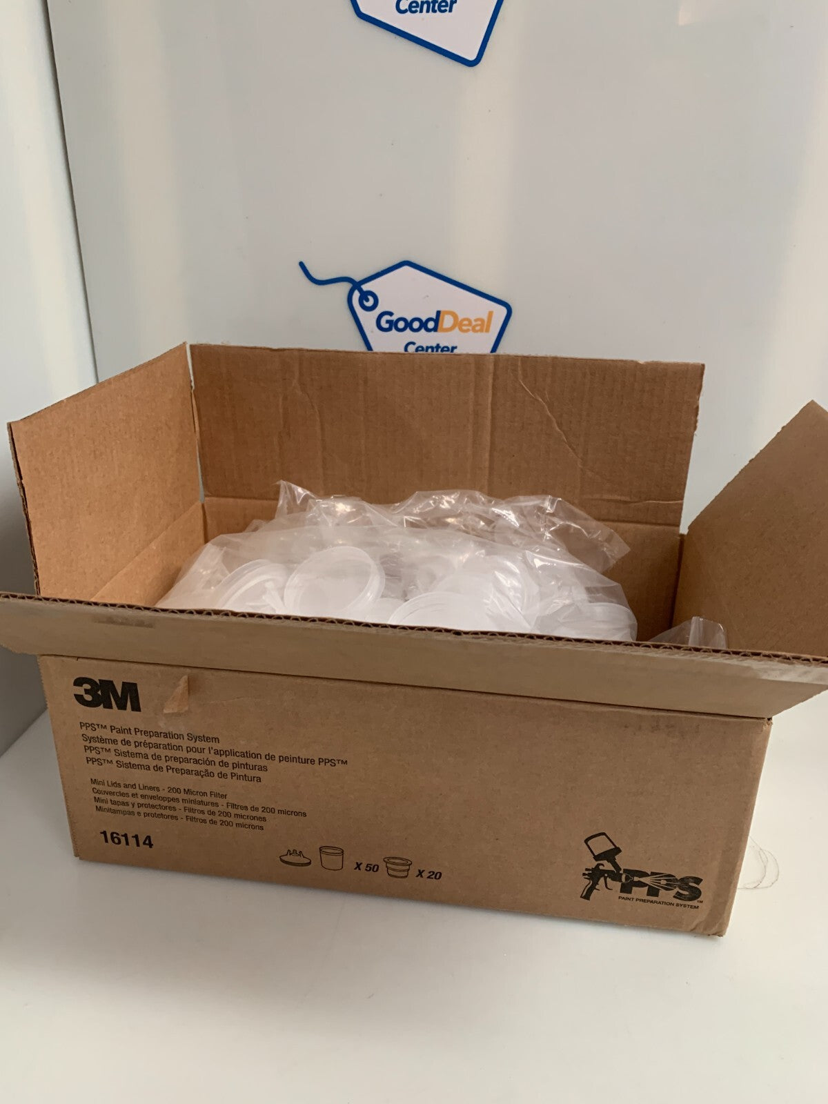3M PPS MINI LIDS AND LINERS 6 OZ 50 KIT #16114